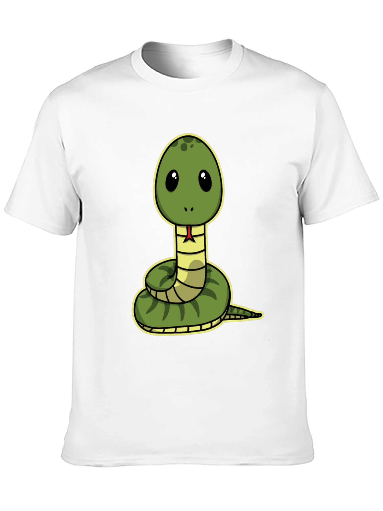 Cute Snake Graphic Tee - Fun Reptile T-Shirt
