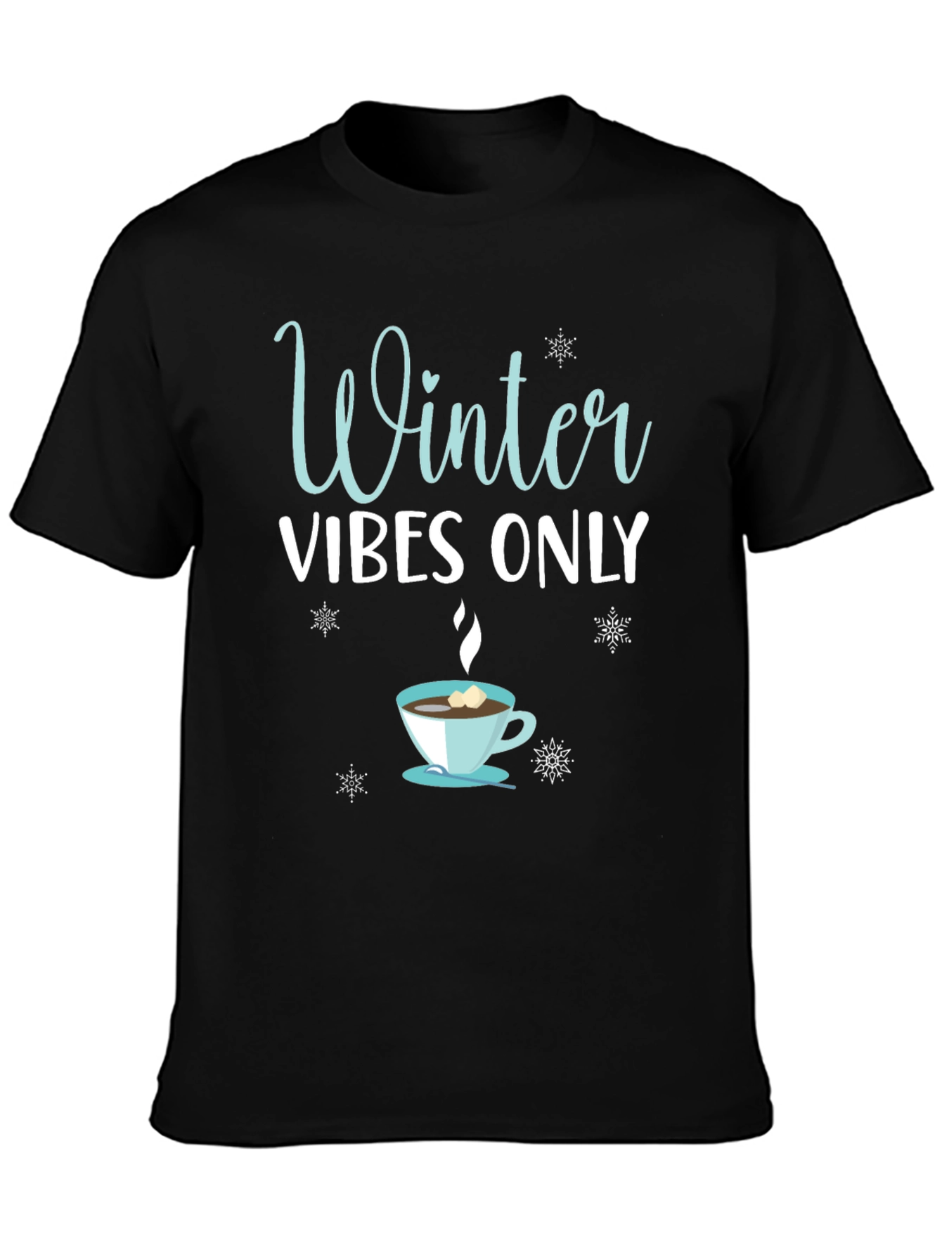Winter Vibes Only Graphic T-Shirt