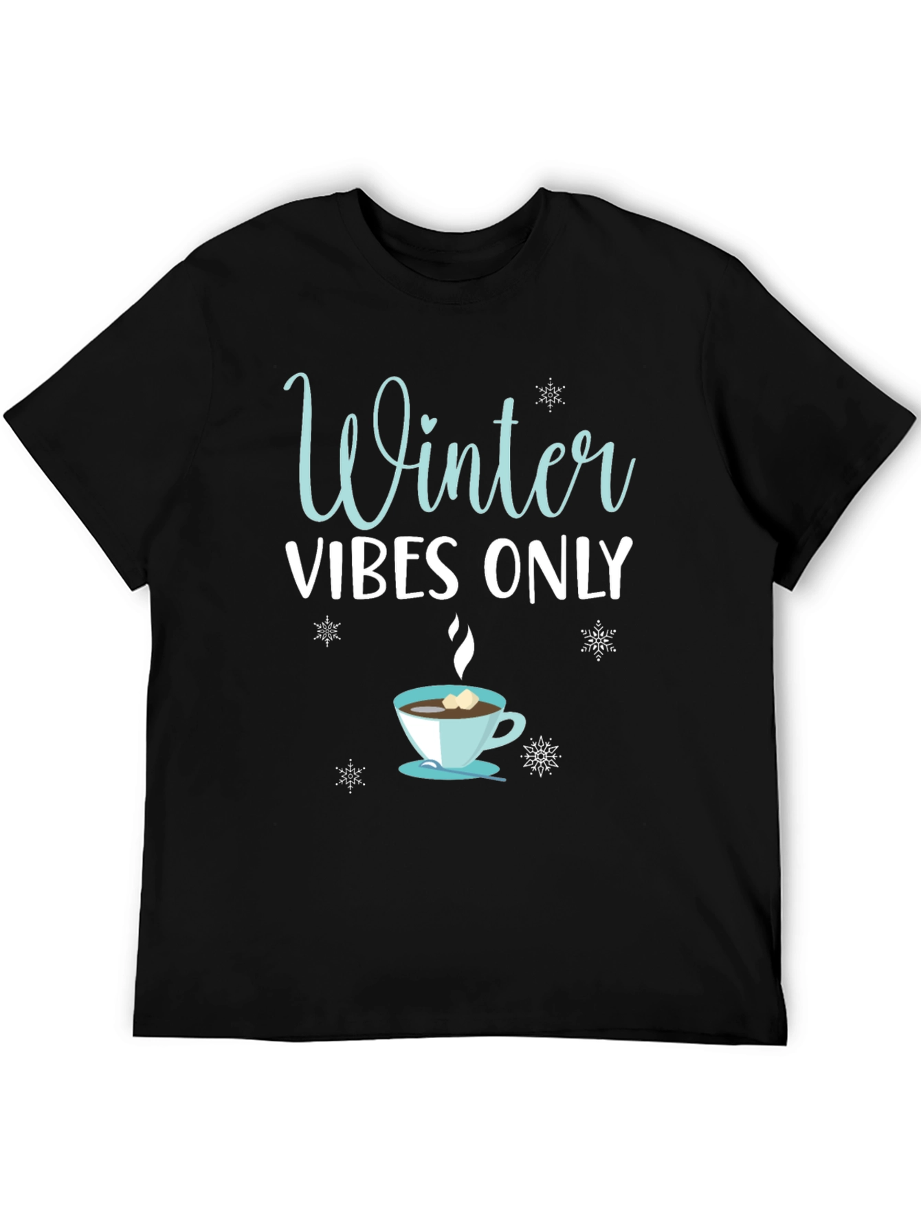 Winter Vibes Only Graphic T-Shirt