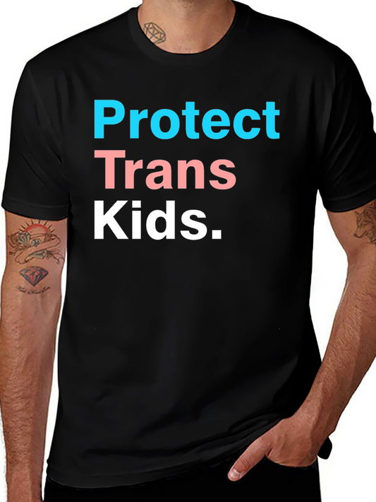 Protect Trans Kids Black T-Shirt