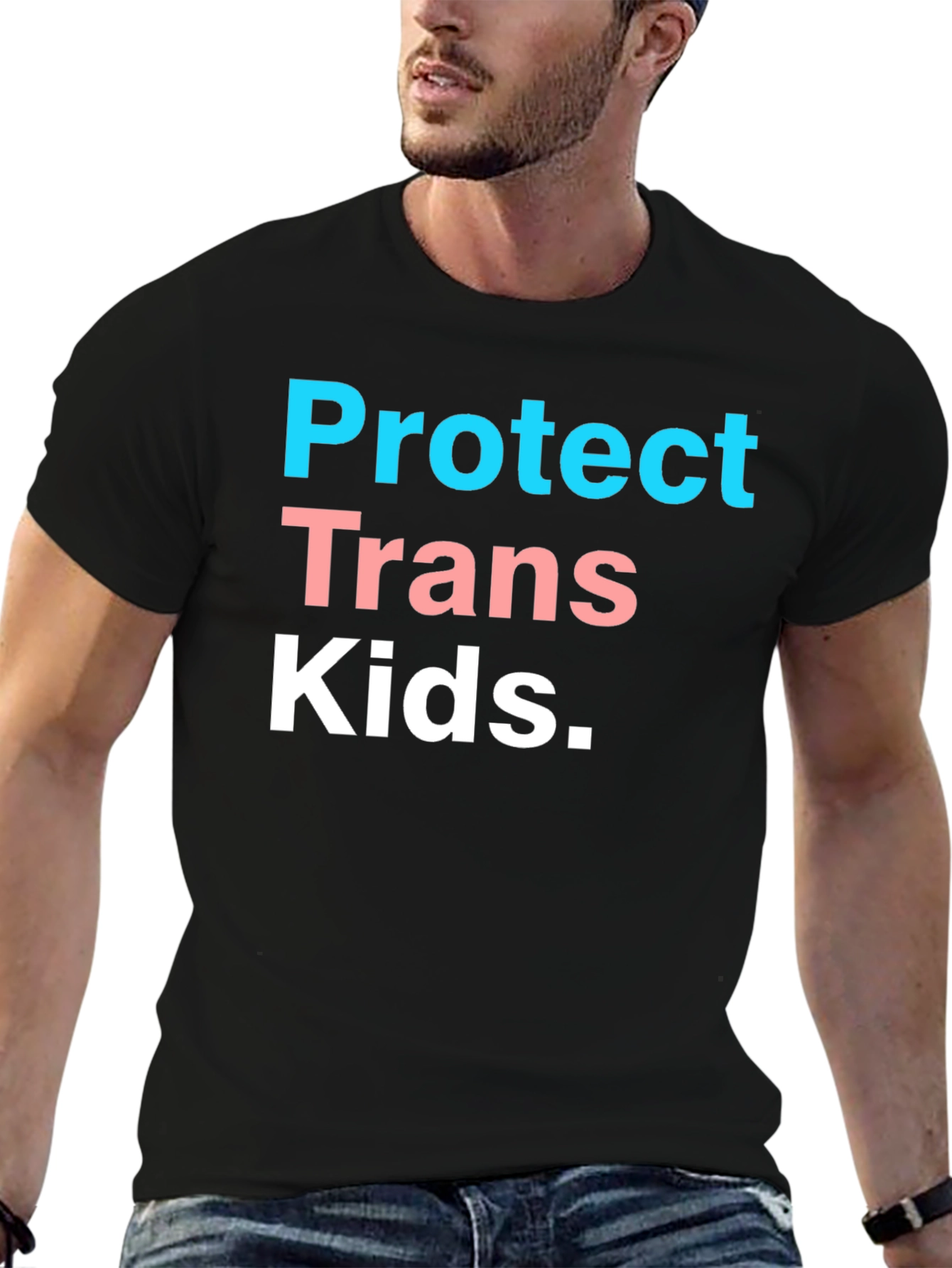 Protect Trans Kids Black T-Shirt