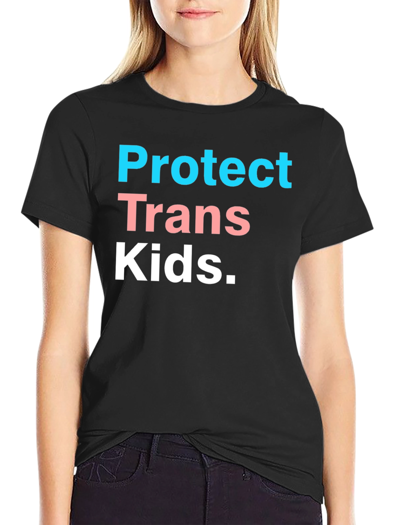 Protect Trans Kids Black T-Shirt