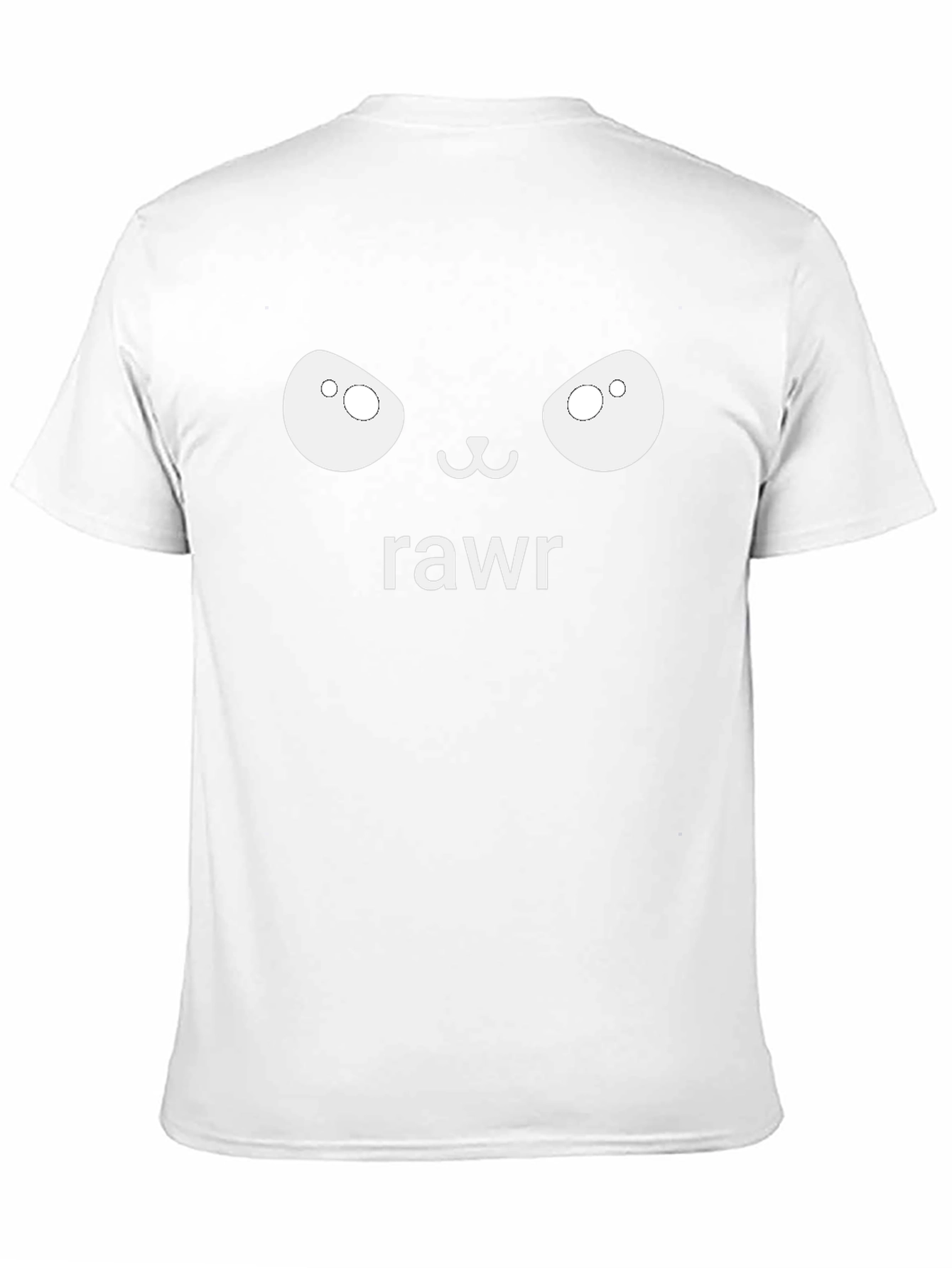 Rawr Bear Face Graphic T-Shirt - Black