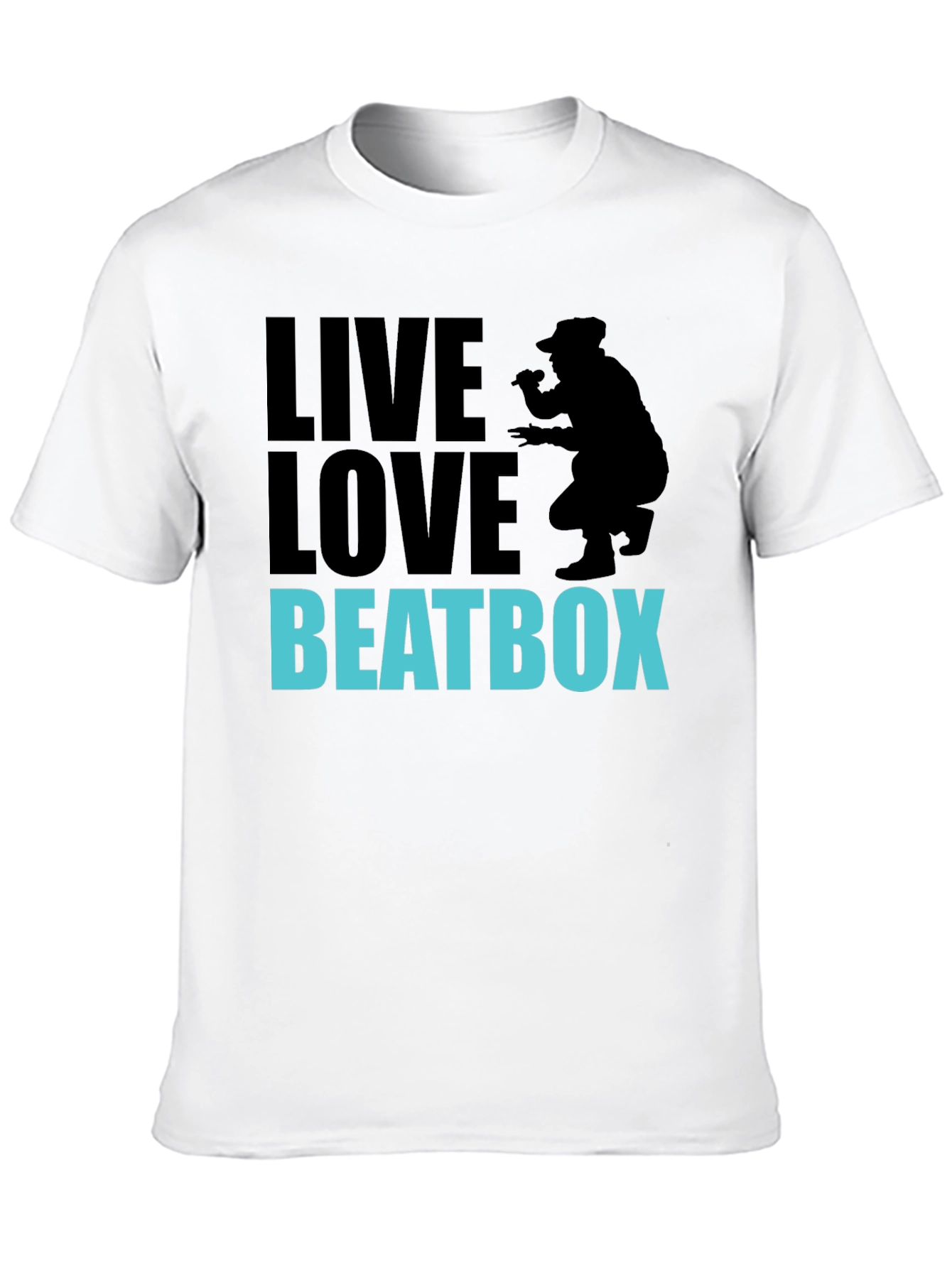 Live Love Beatbox Graphic Tee - Cool Beatboxer Design