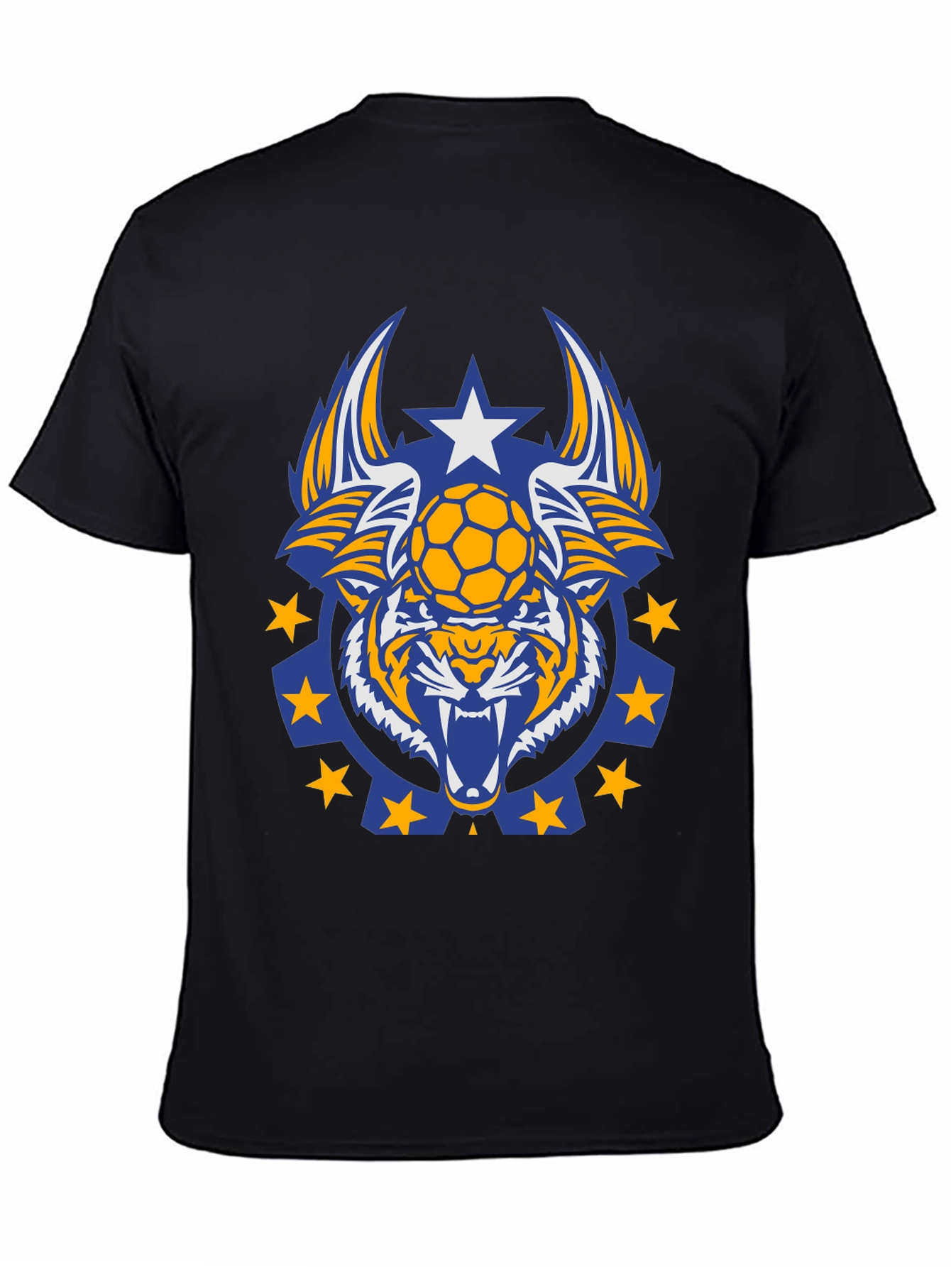 Tiger Soccer Graphic Tee - Black