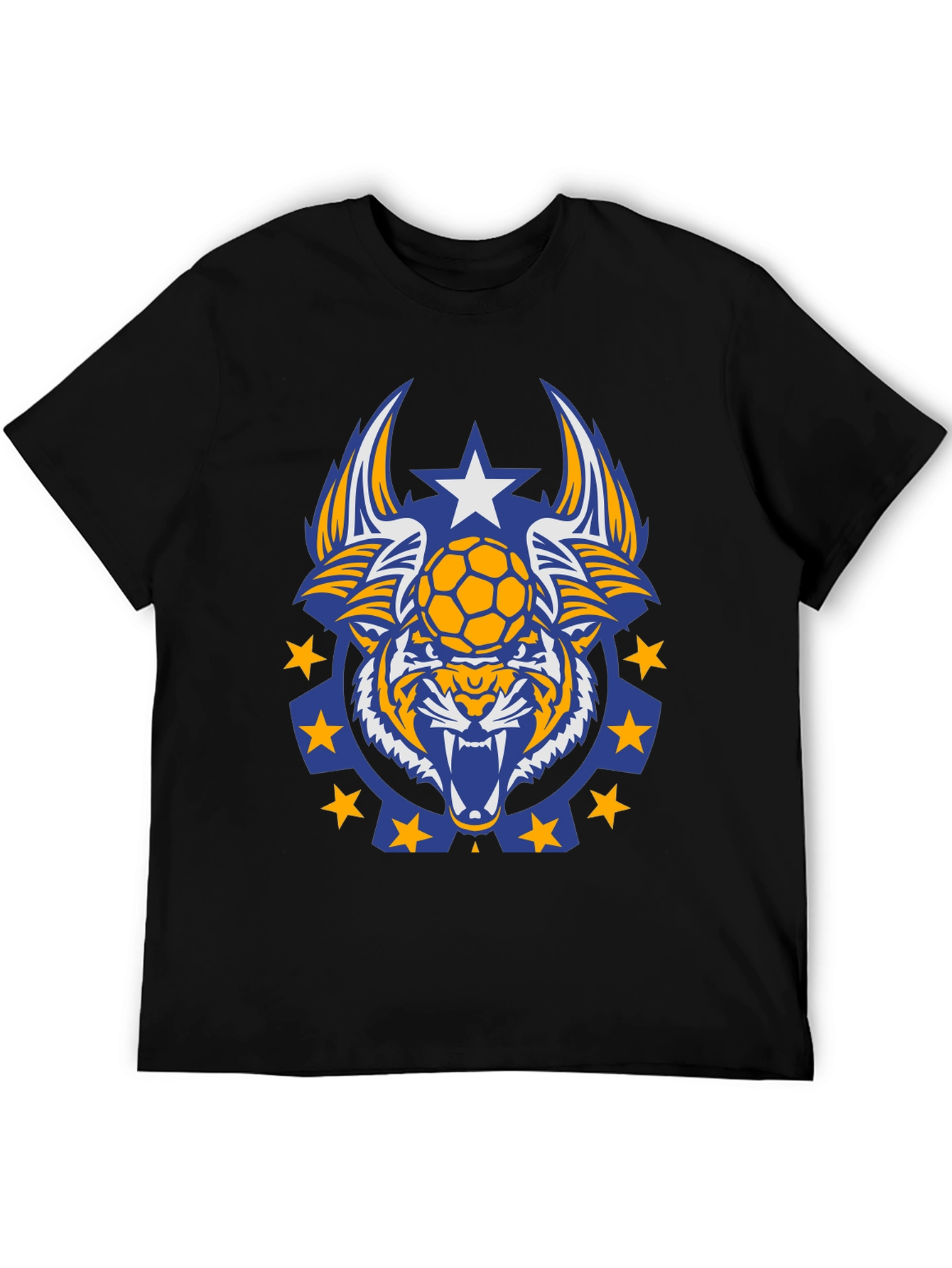 Tiger Soccer Graphic Tee - Black