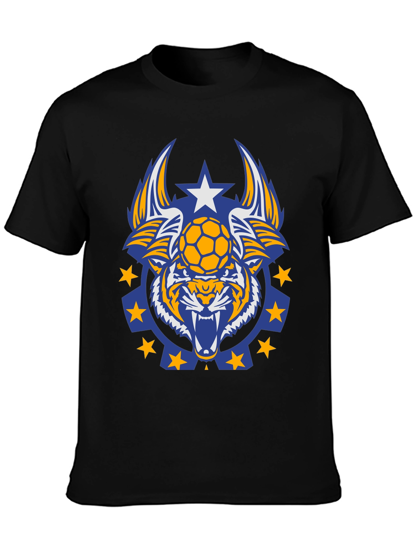 Tiger Soccer Graphic Tee - Black