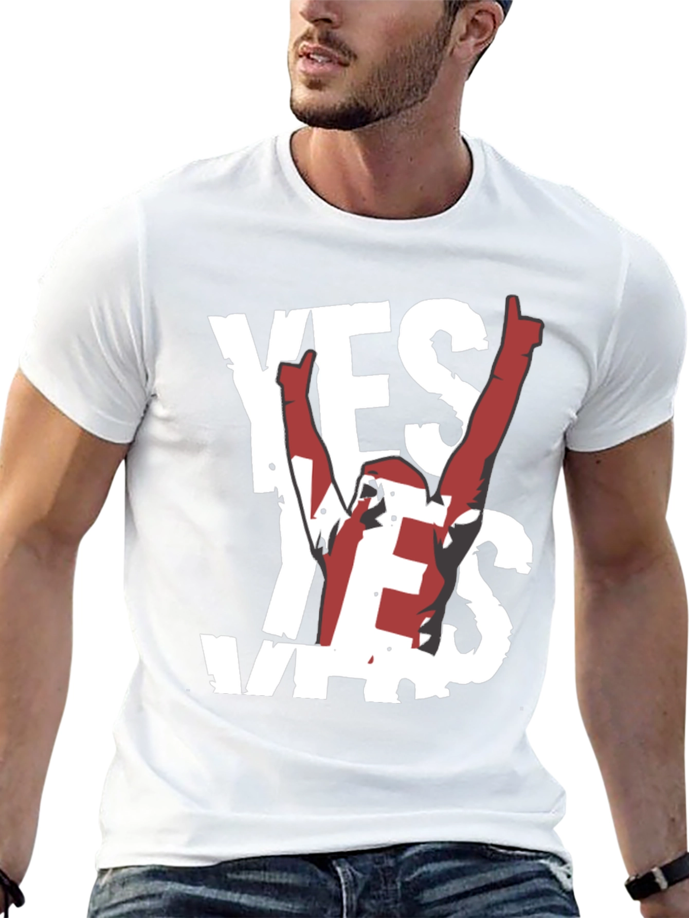 Yes! Graphic Tee - Soft Black Cotton Shirt