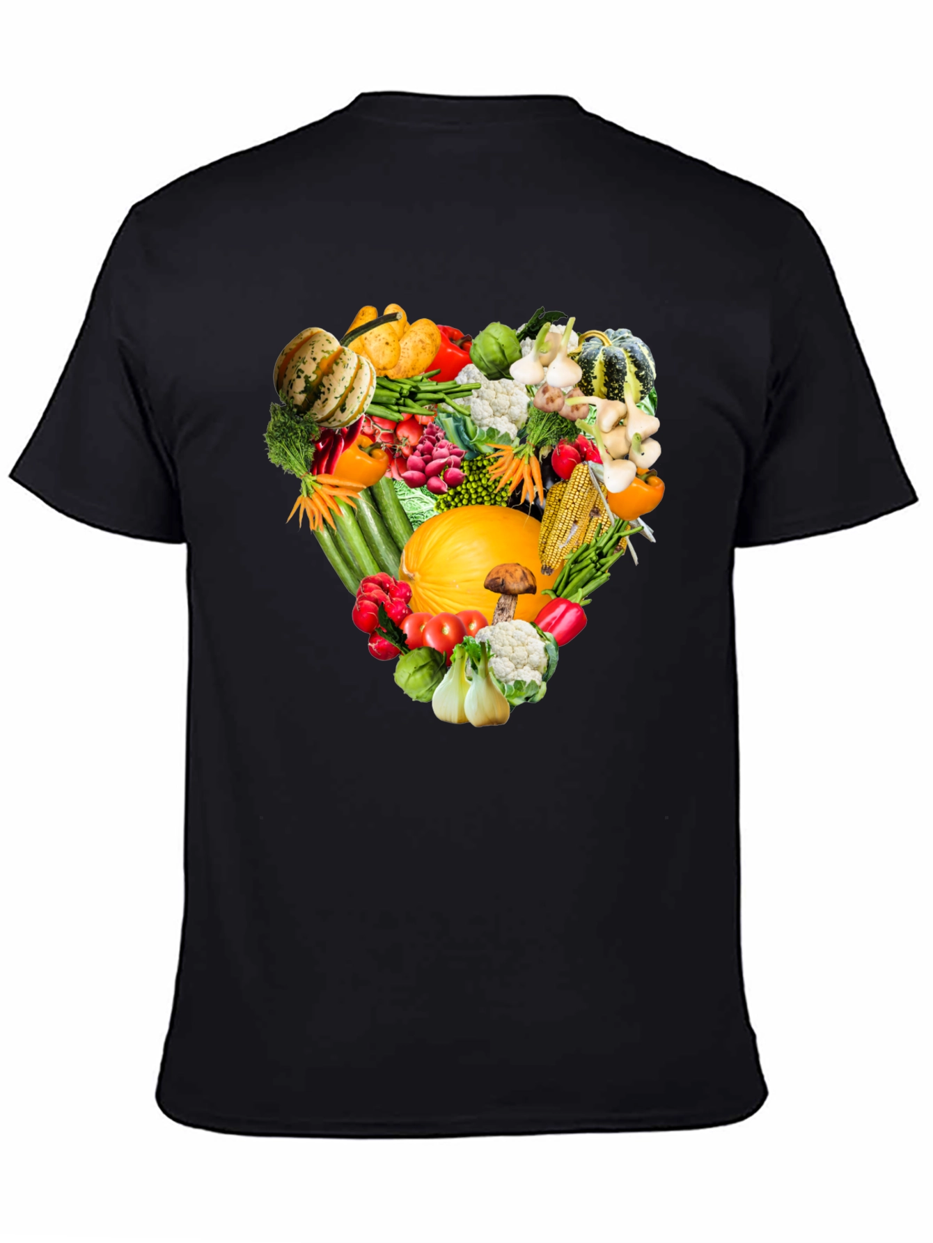 Vegetable Heart Graphic T-Shirt