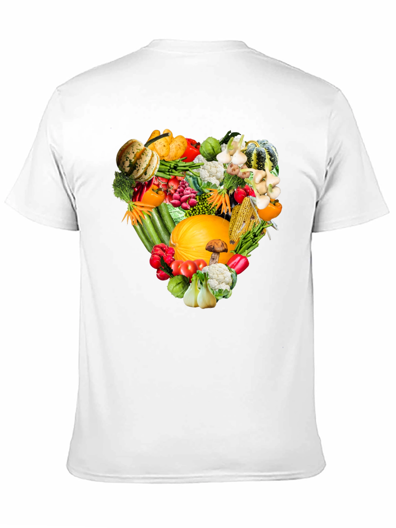 Vegetable Heart Graphic T-Shirt