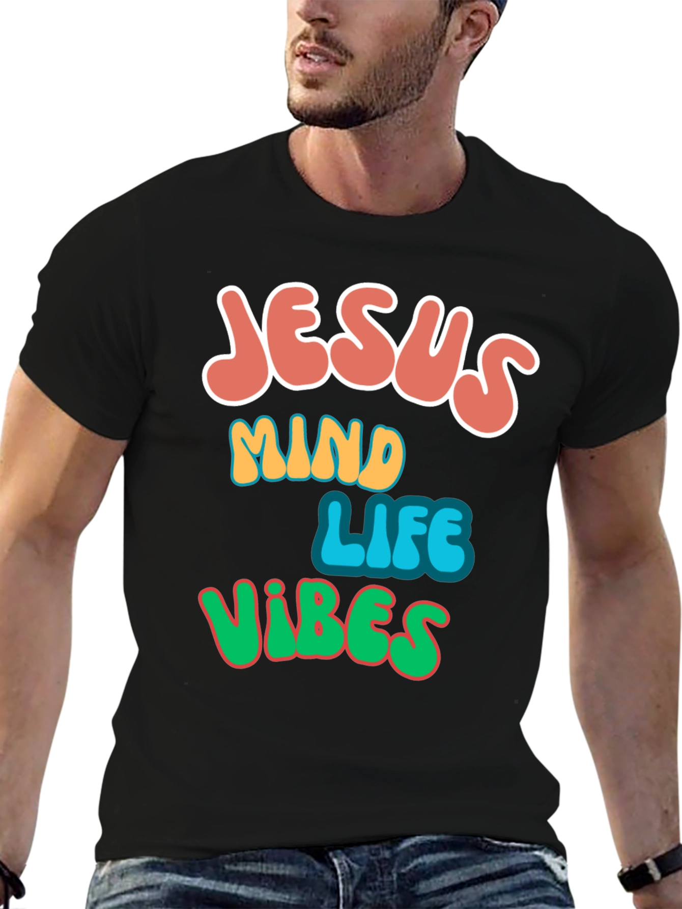 Jesus Mind Life Vibes Graphic Tee