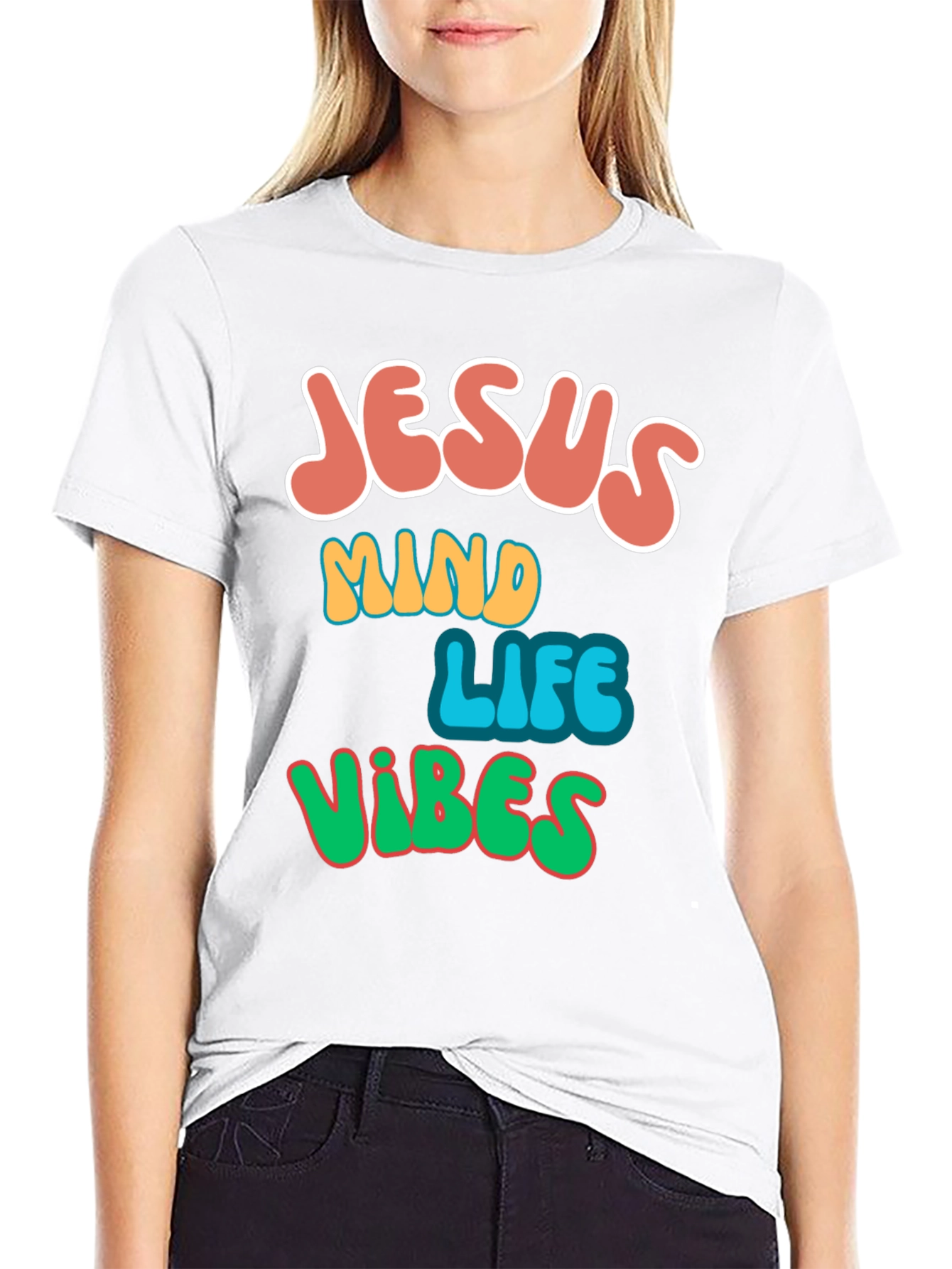 Jesus Mind Life Vibes Graphic Tee