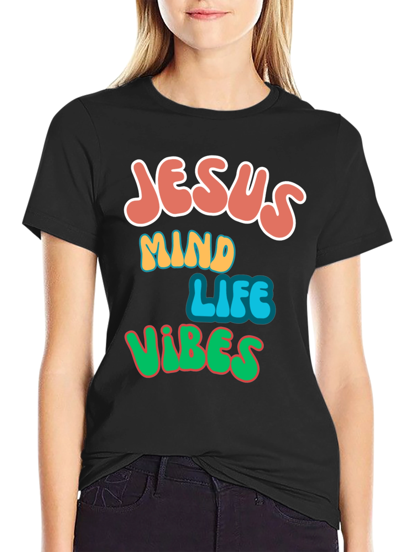 Jesus Mind Life Vibes Graphic Tee