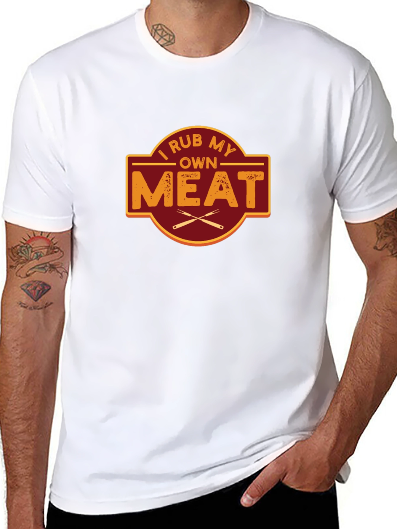 I Rub My Own Meat Graphic T-Shirt