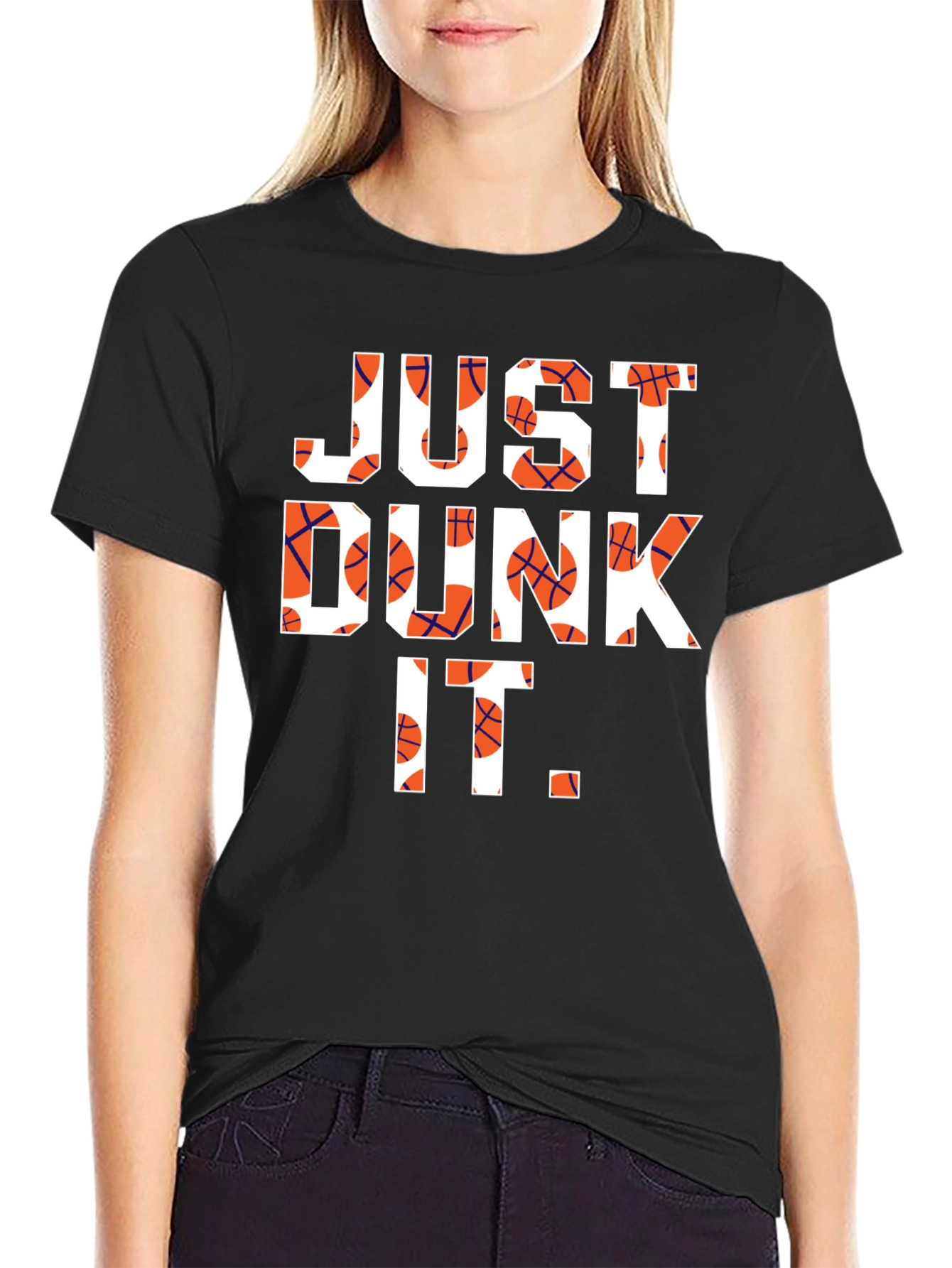 Just Dunk It T-Shirt - Basketball Graphic Tee