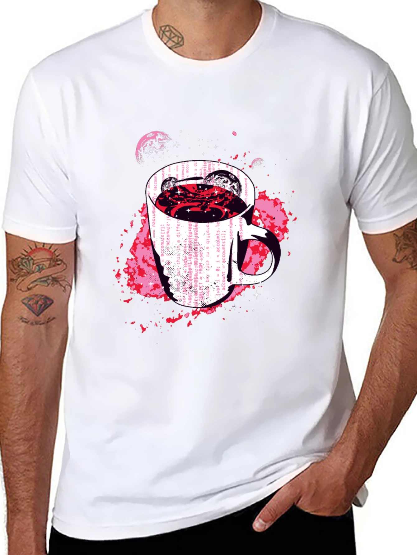 Cosmic Coffee Code T-Shirt