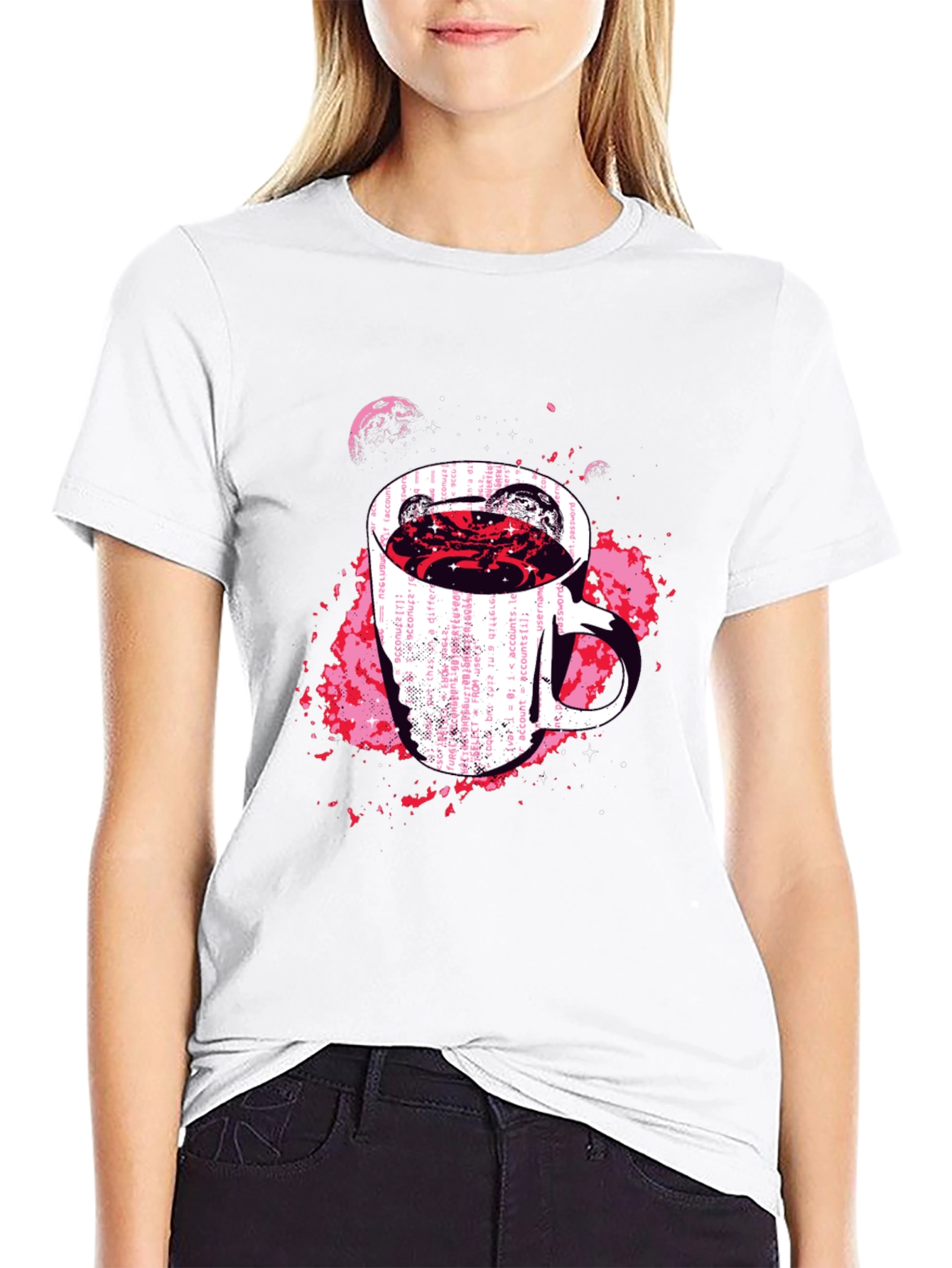 Cosmic Coffee Code T-Shirt