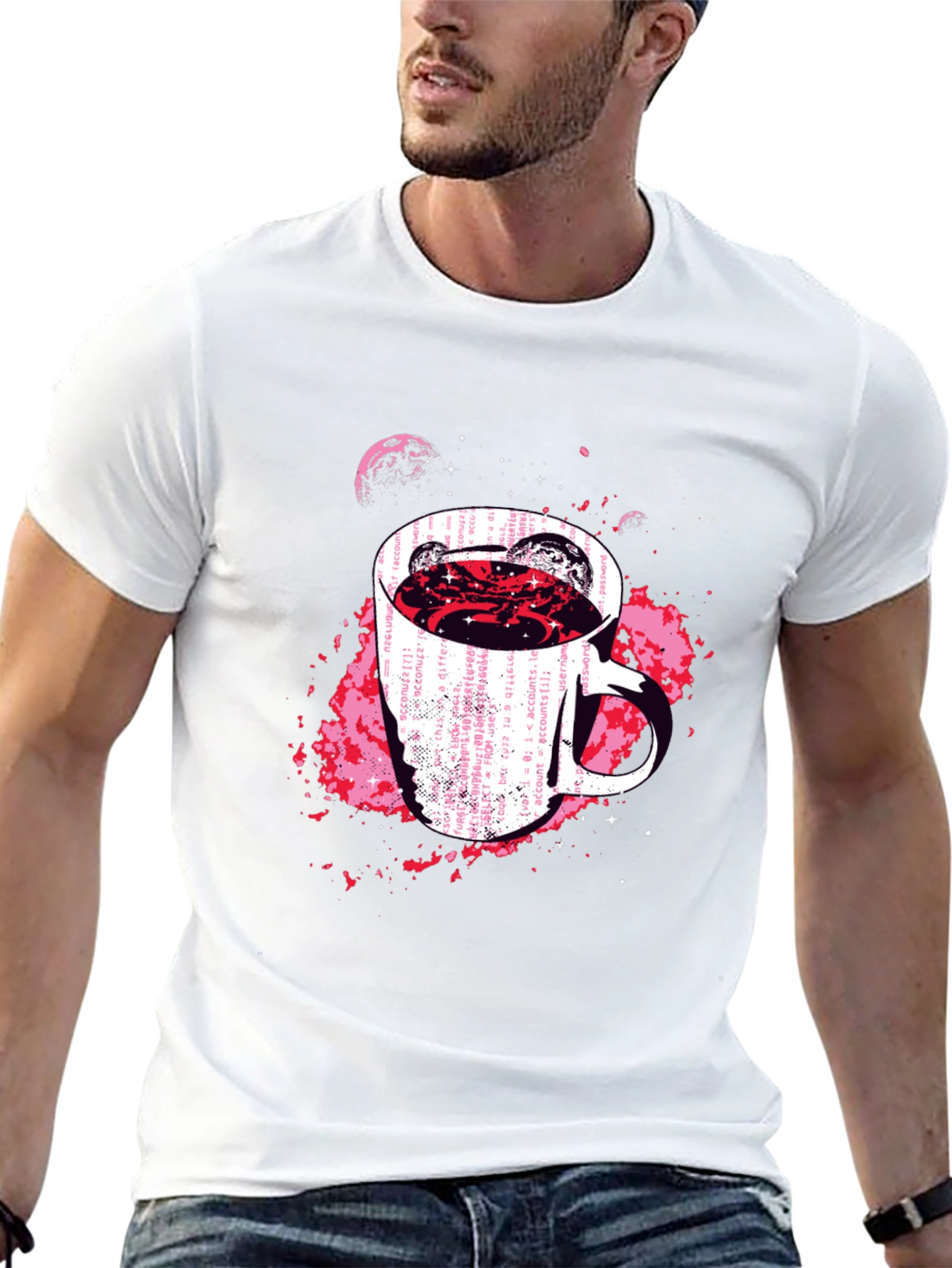 Cosmic Coffee Code T-Shirt