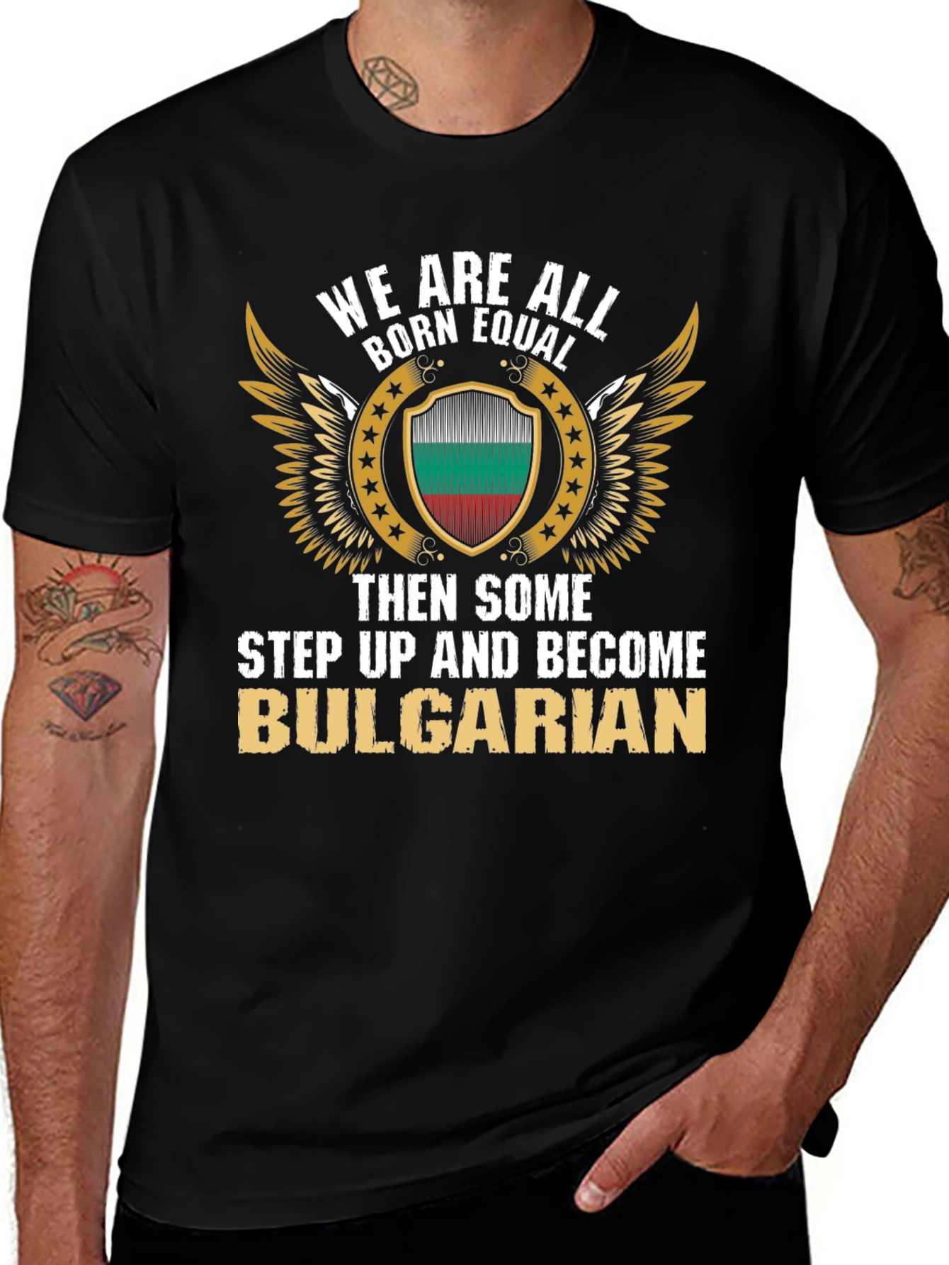 Bulgarian Pride Graphic T-Shirt