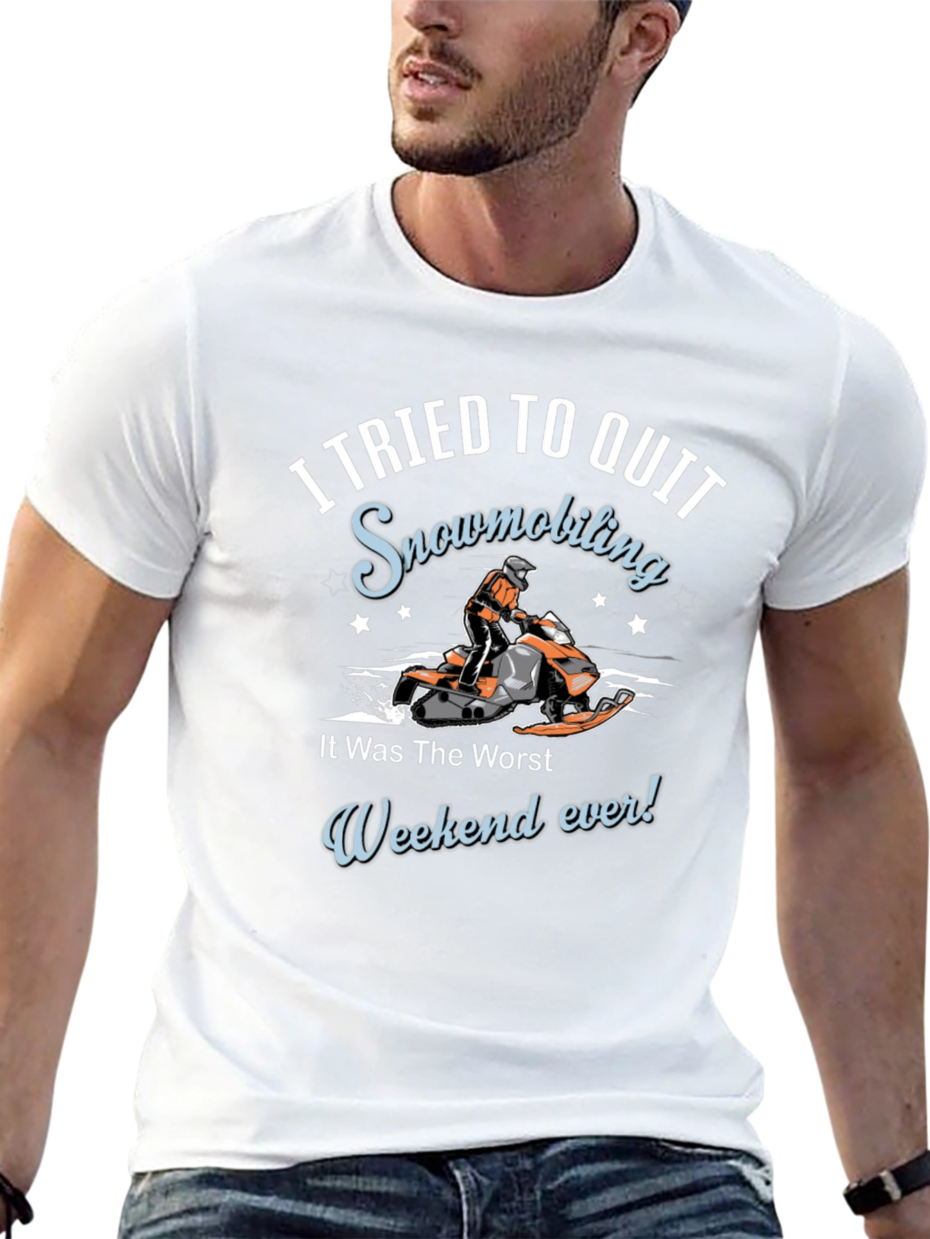 Snowmobiling T-Shirt: I Tried to Quit