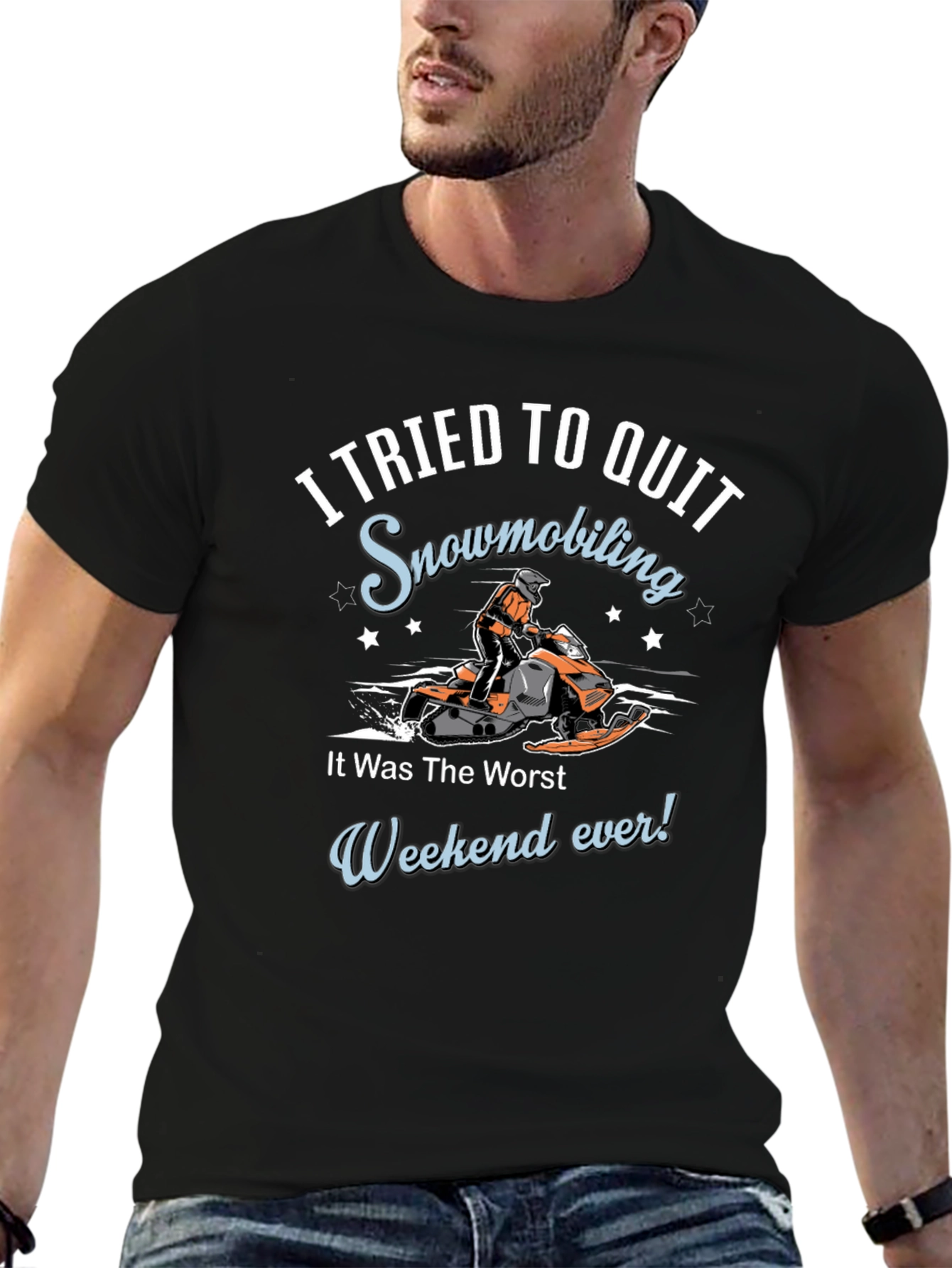 Snowmobiling T-Shirt: I Tried to Quit