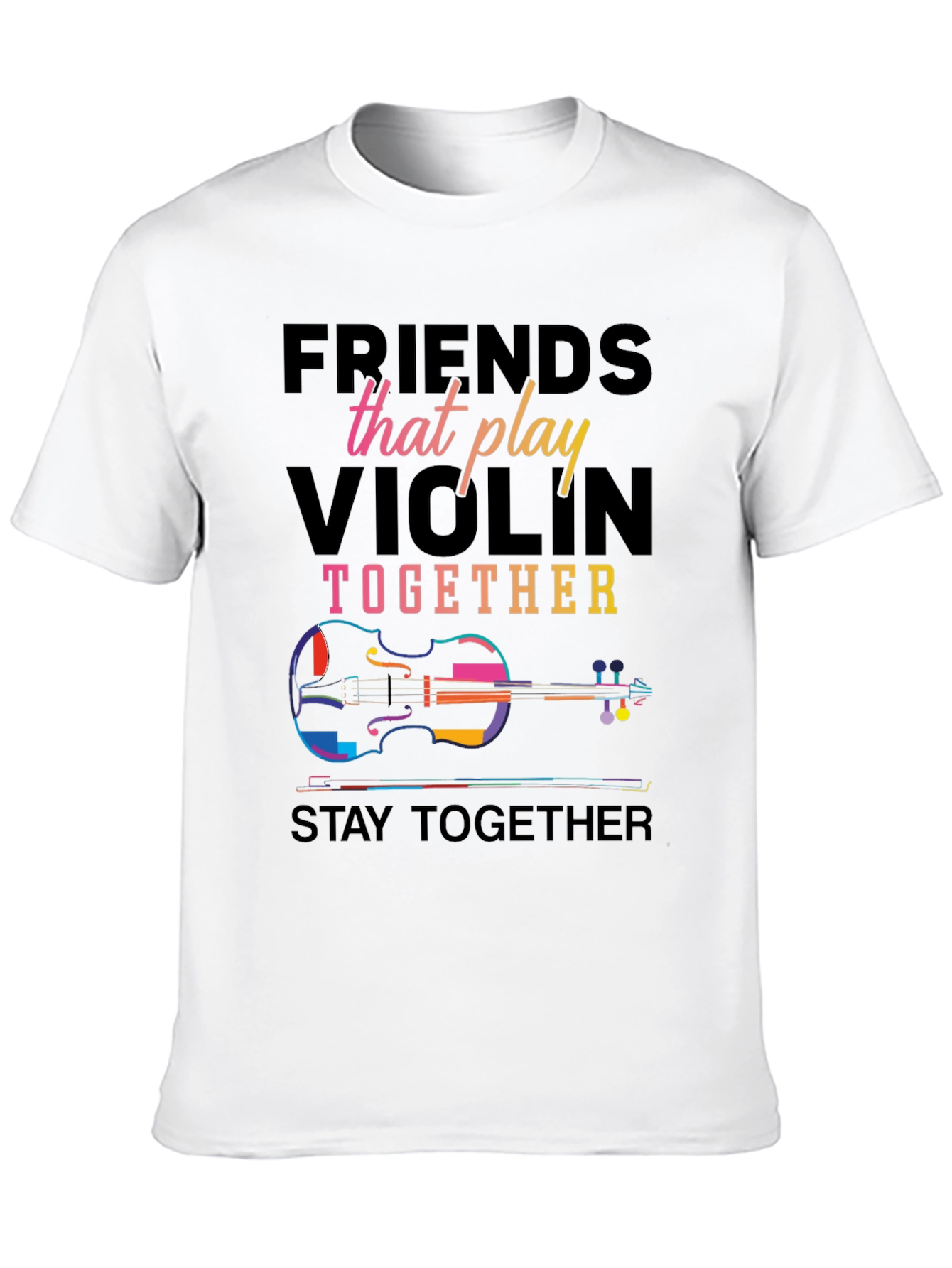 Friends Violin Music Graphic Tee