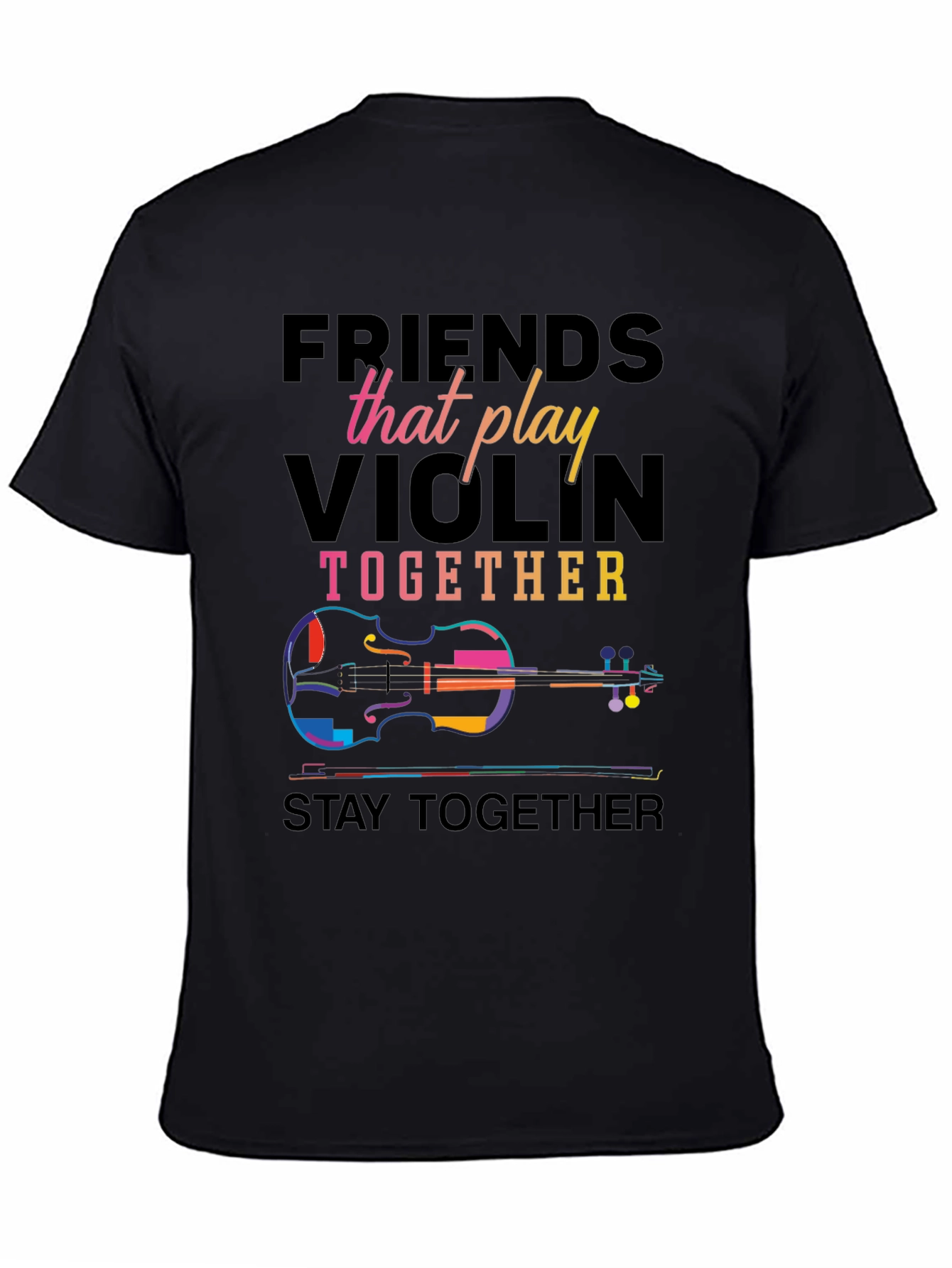 Friends Violin Music Graphic Tee