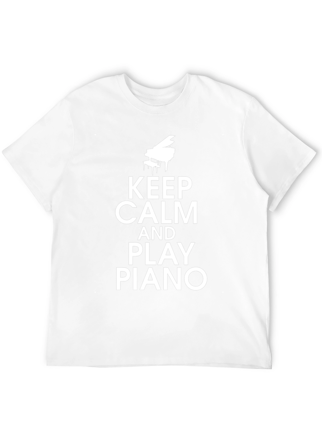 Keep Calm & Play Piano Graphic Tee