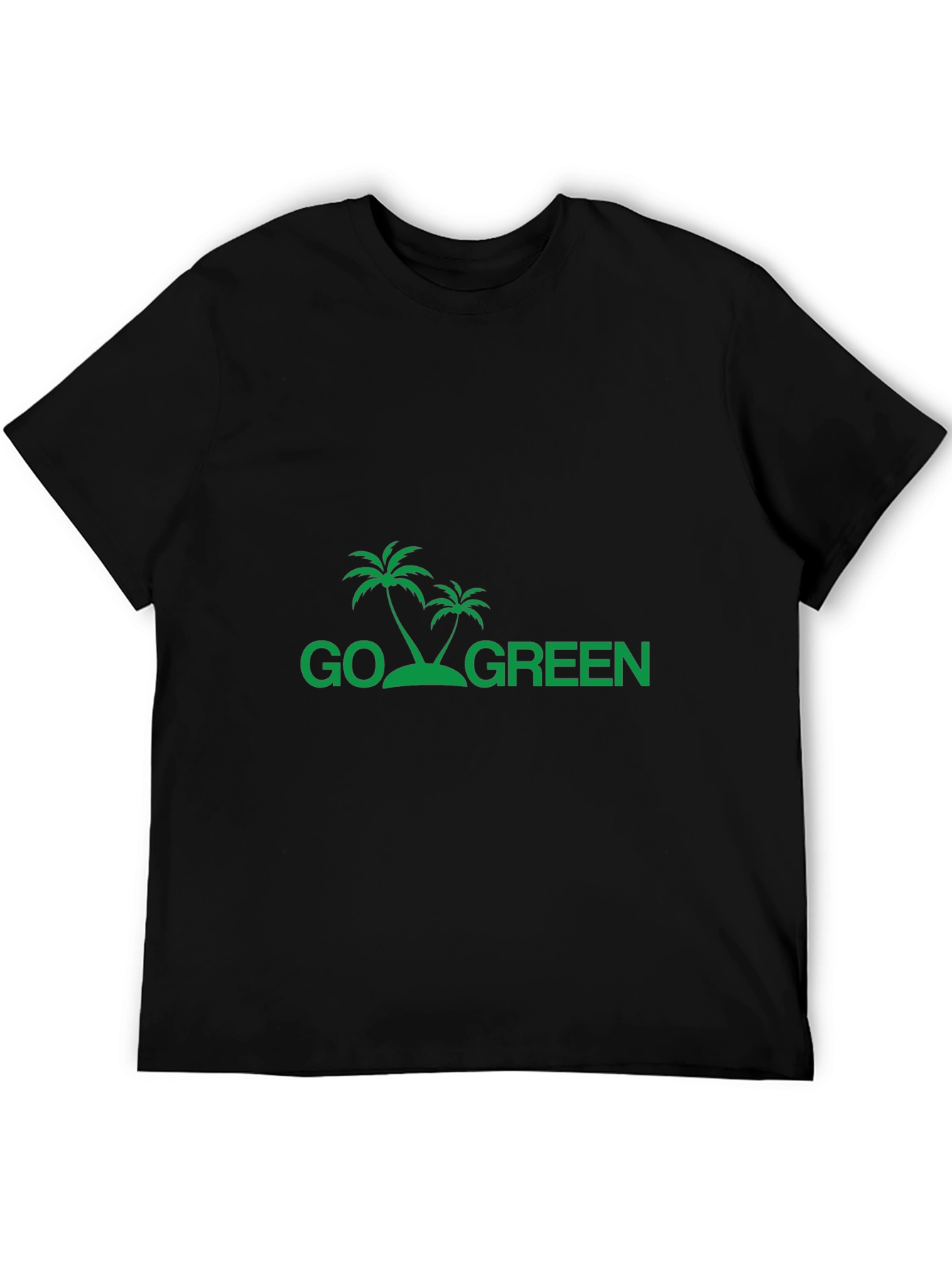 Go Green Palm Tree Graphic Tee