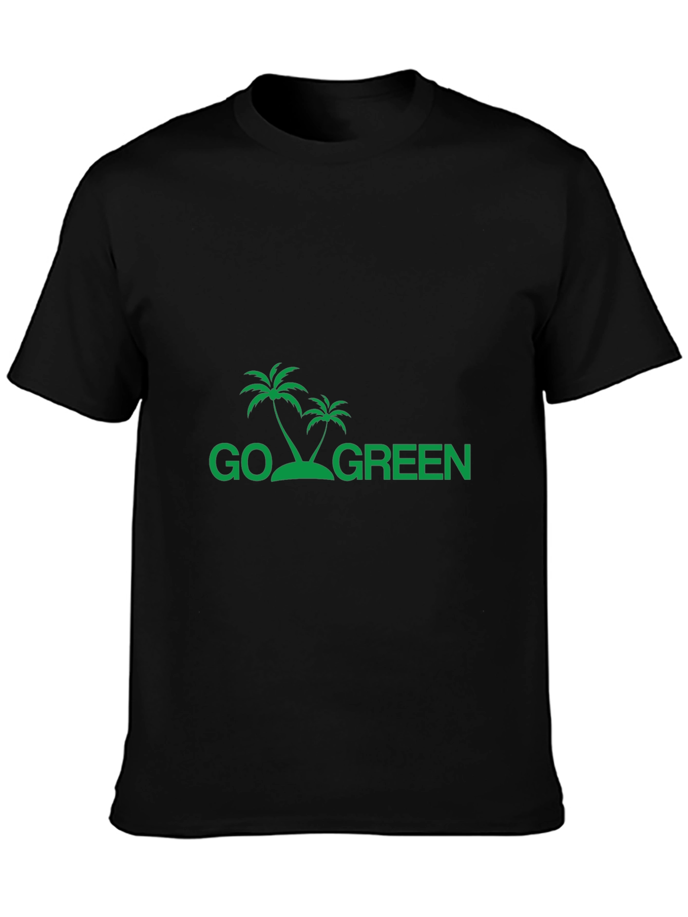Go Green Palm Tree Graphic Tee