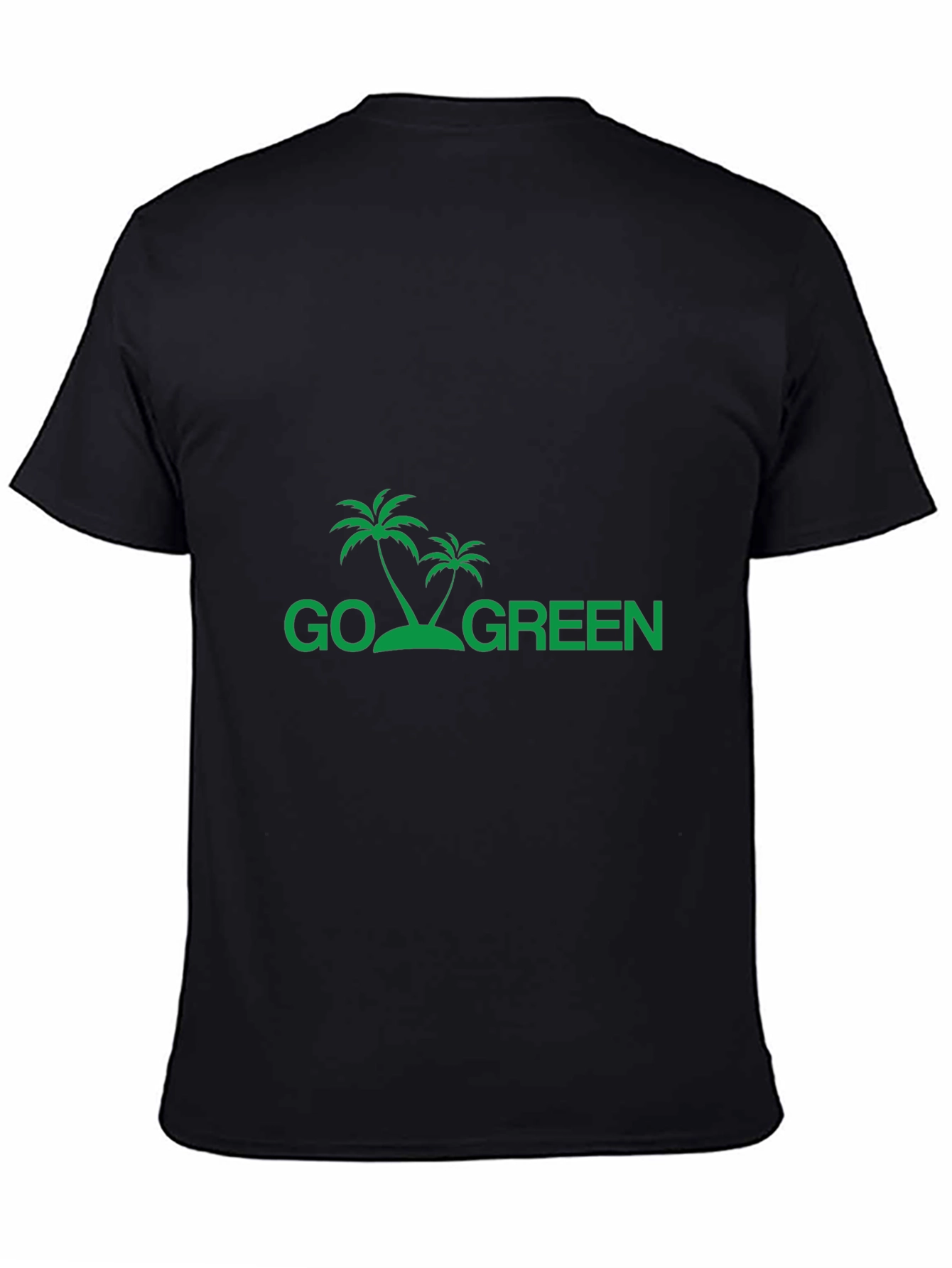 Go Green Palm Tree Graphic Tee