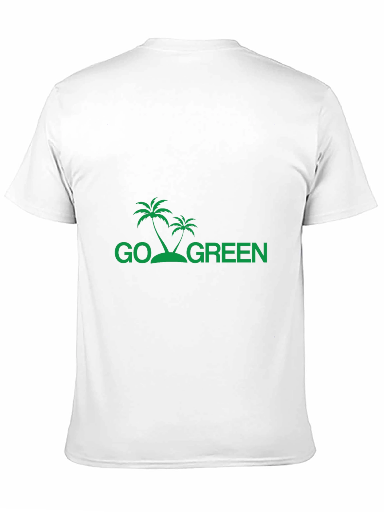 Go Green Palm Tree Graphic Tee