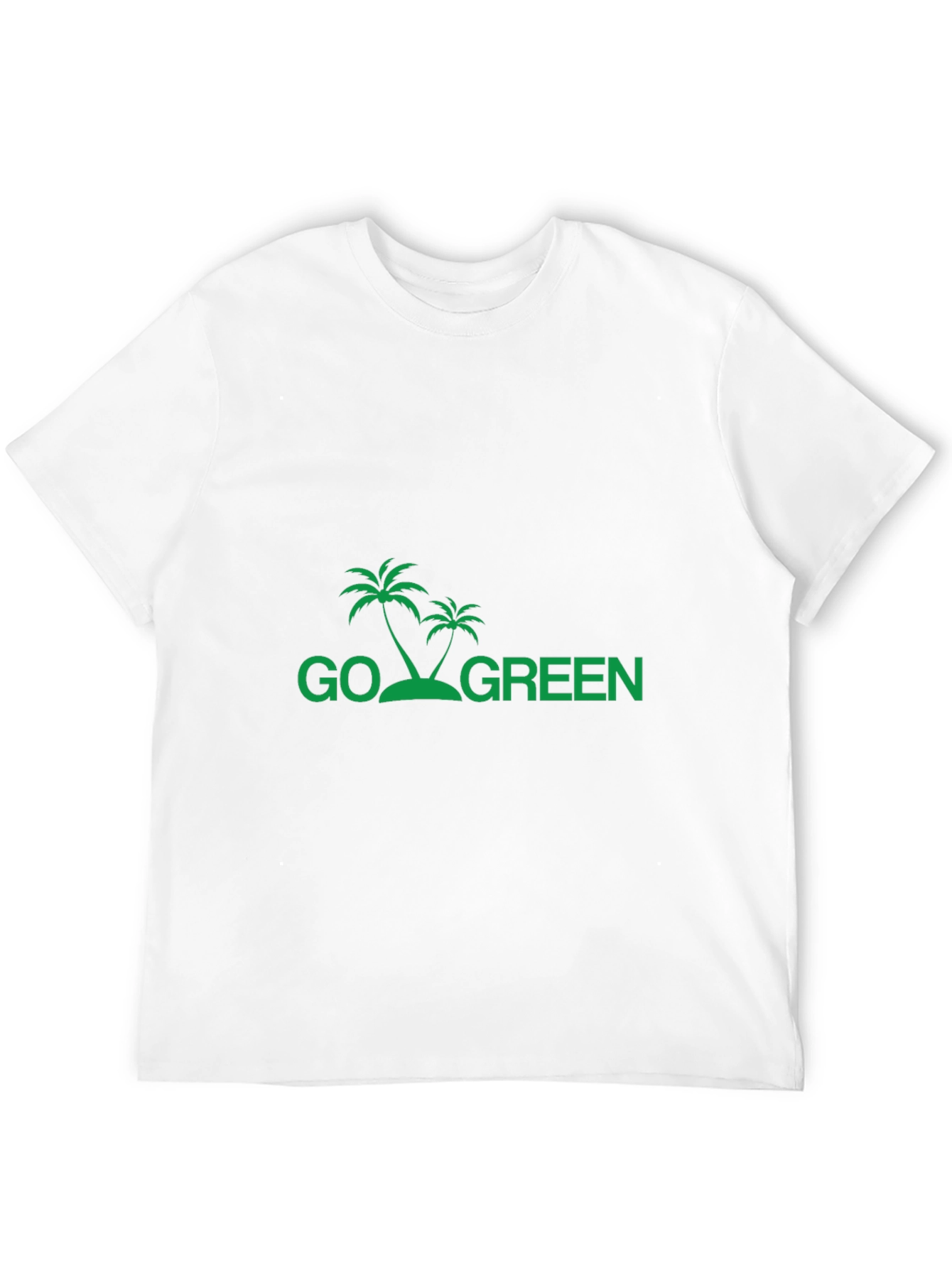 Go Green Palm Tree Graphic Tee