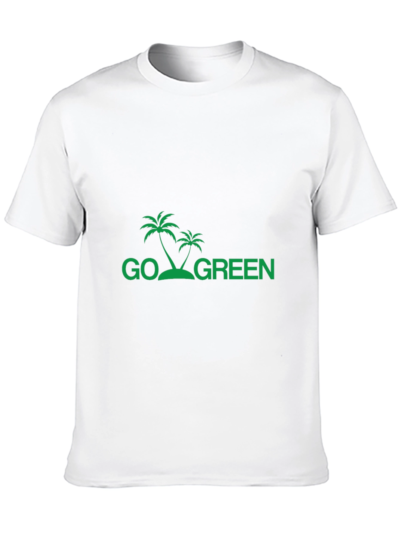 Go Green Palm Tree Graphic Tee