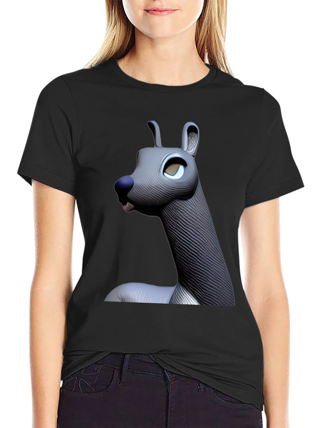 Alpaca Graphic T-Shirt - Unique 3D Design