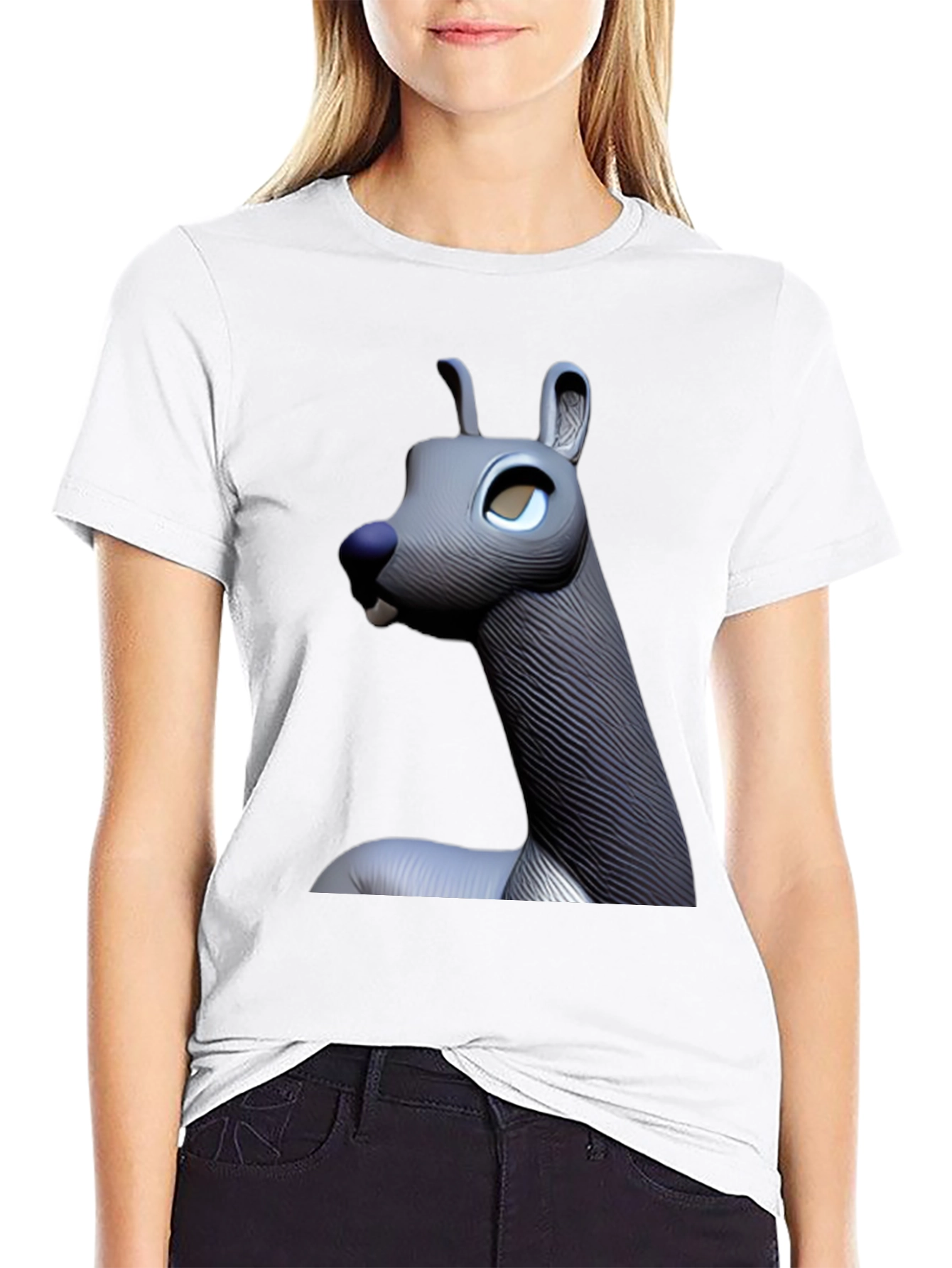 Alpaca Graphic T-Shirt - Unique 3D Design