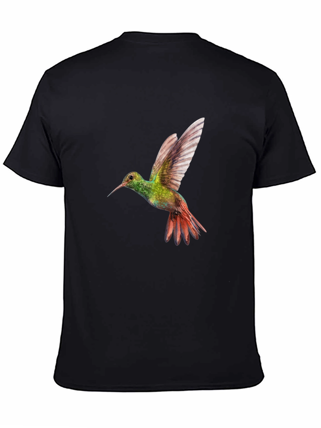 Hummingbird Graphic Black T-Shirt
