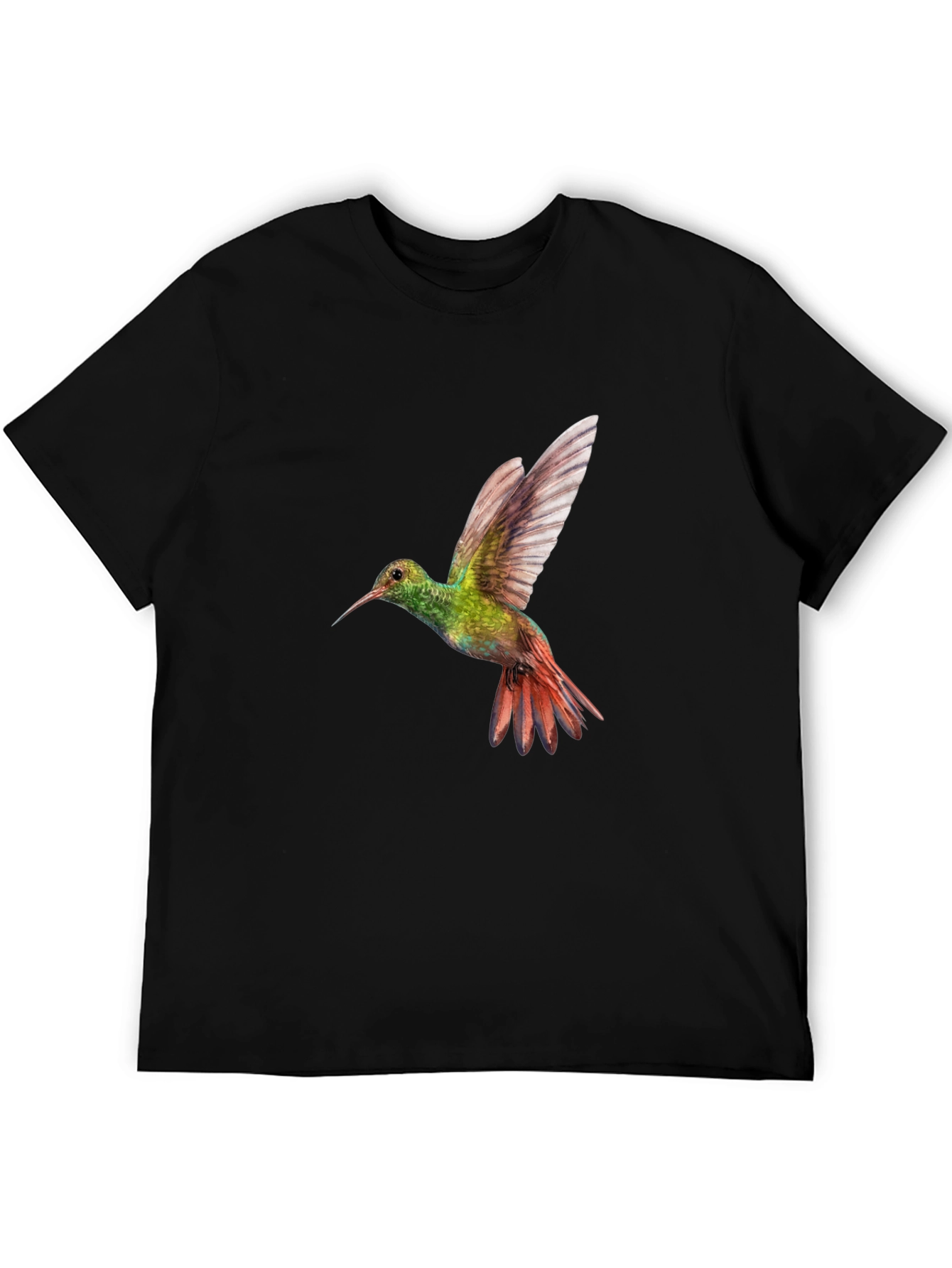 Hummingbird Graphic Black T-Shirt