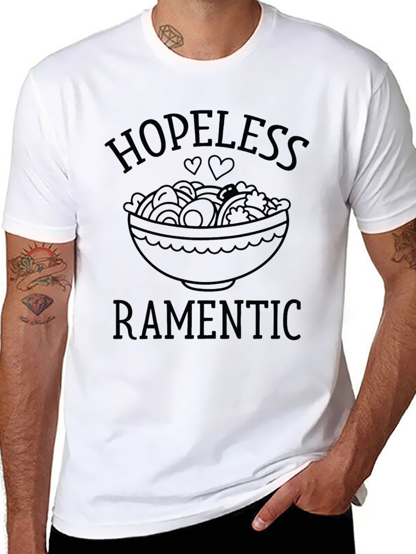 Hopeless Ramentic T-Shirt Funny Noodle Bowl Tee