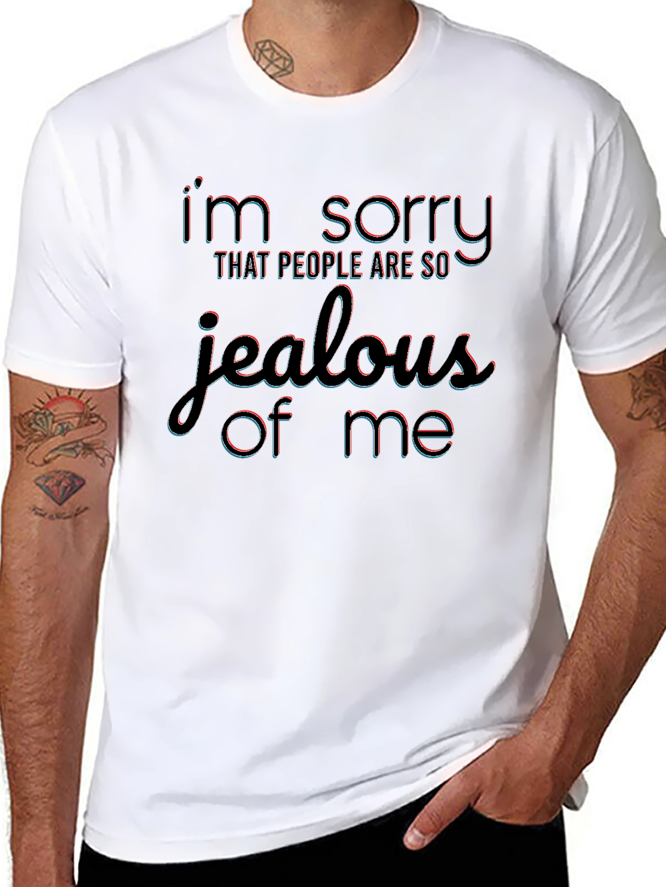 Jealous of Me Black T-Shirt