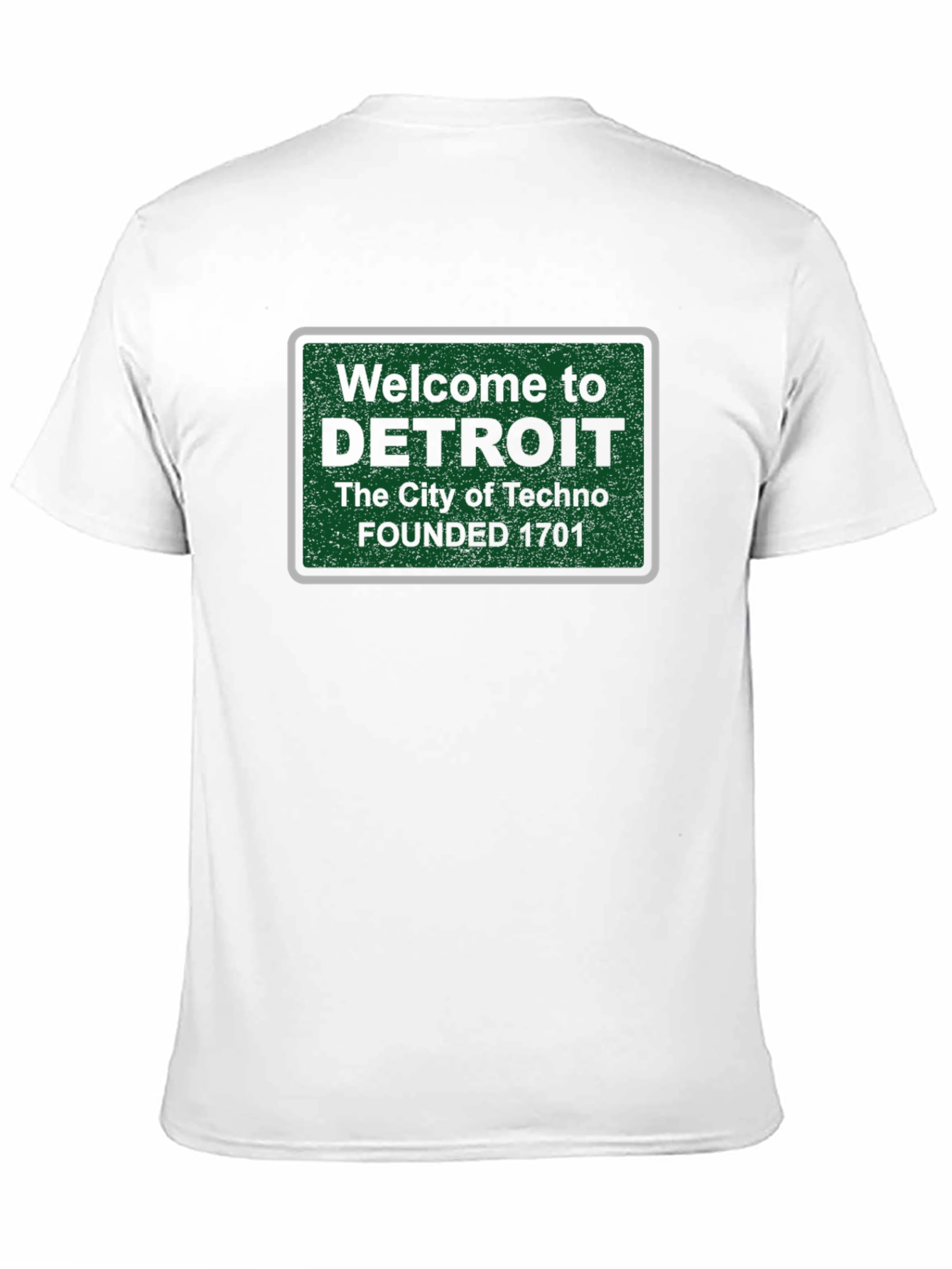 Detroit City of Techno Graphic T-Shirt