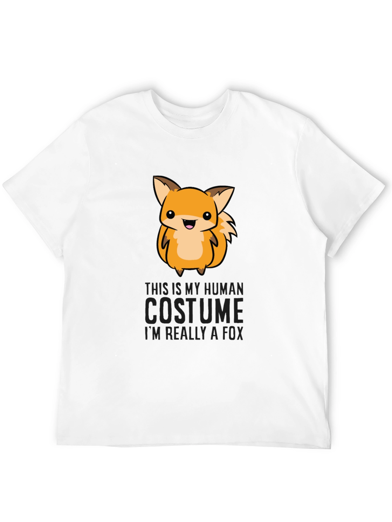 Cute Fox Costume Graphic T-Shirt