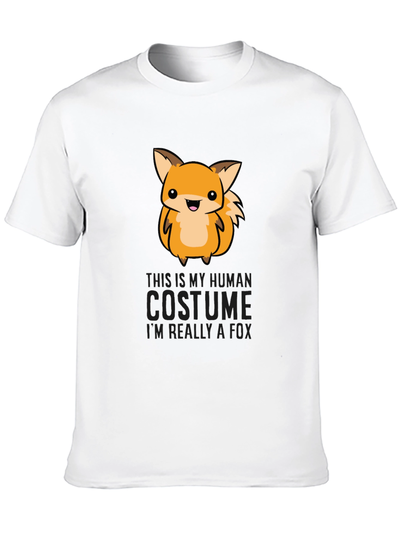Cute Fox Costume Graphic T-Shirt