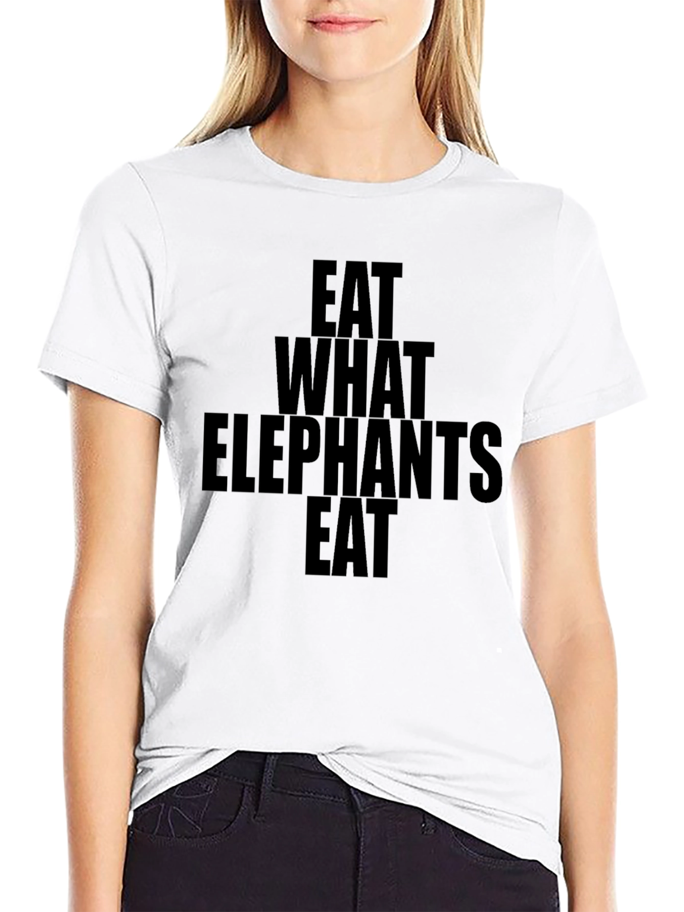 Eat What Elephants Eat Graphic Tee