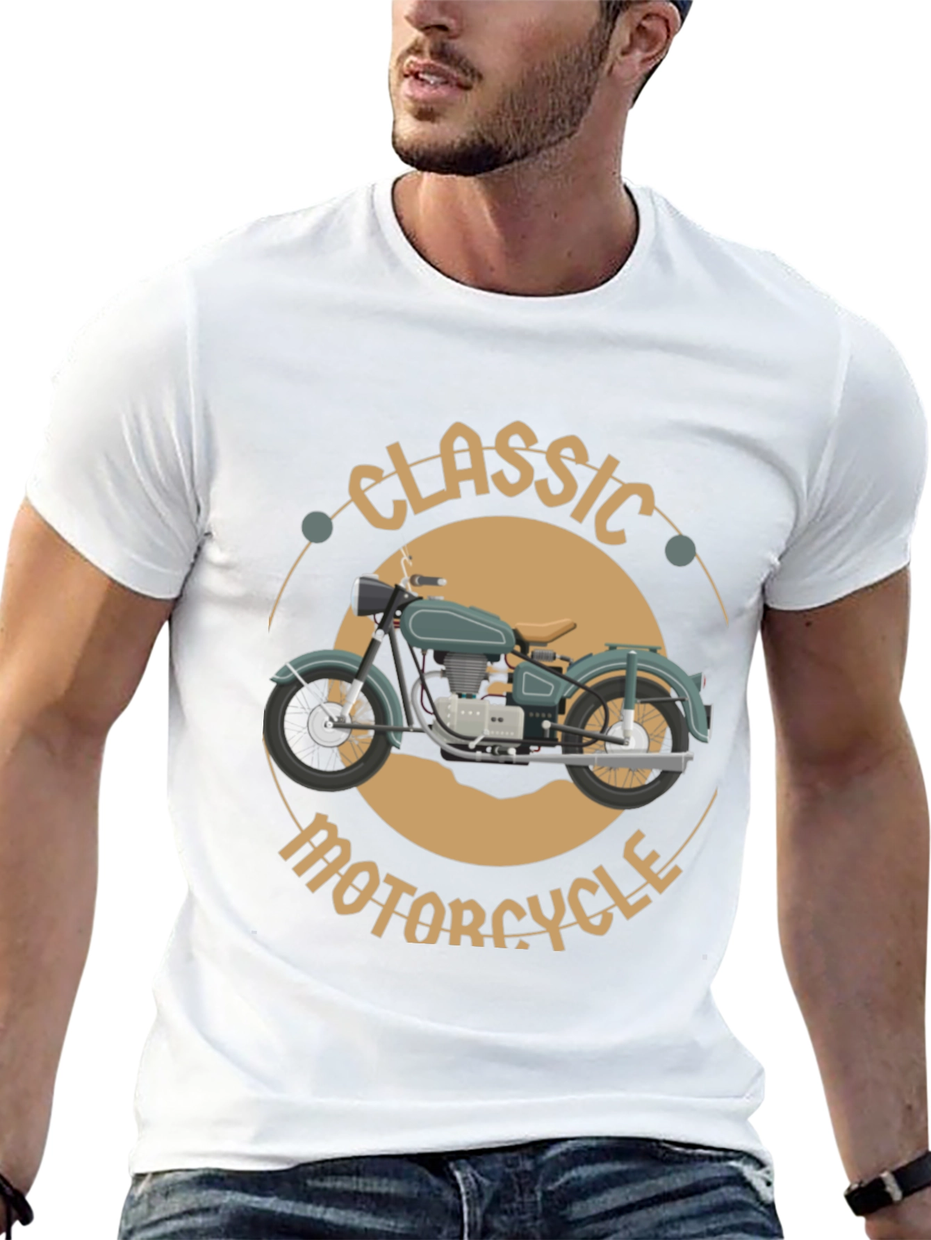 Classic Motorcycle T-Shirt - Ride in Style