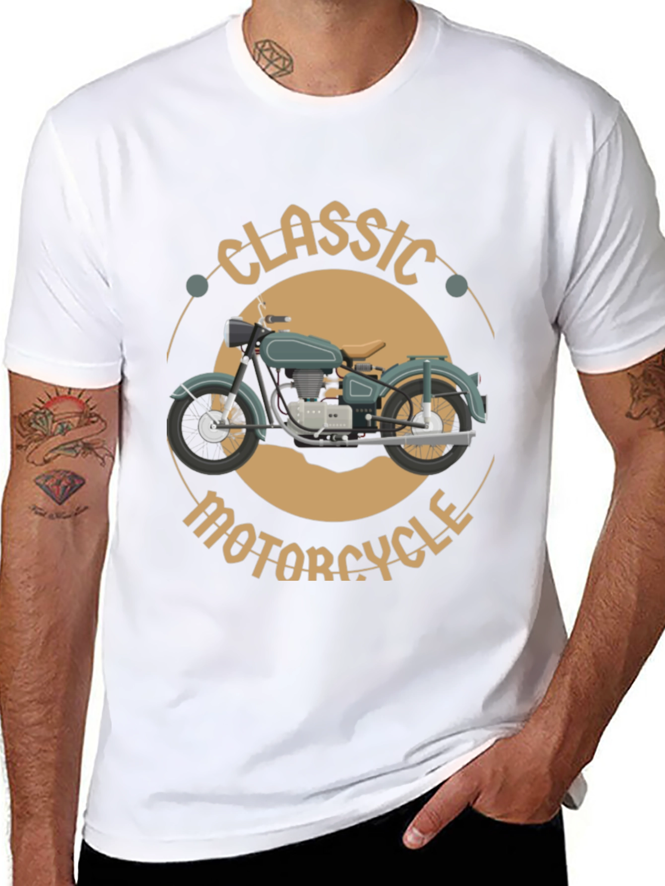 Classic Motorcycle T-Shirt - Ride in Style