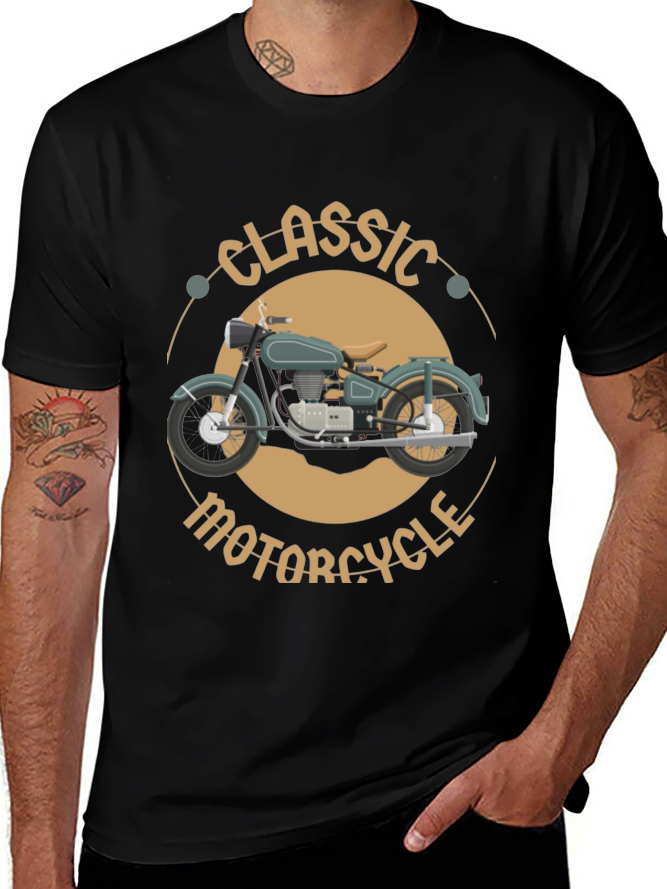 Classic Motorcycle T-Shirt - Ride in Style