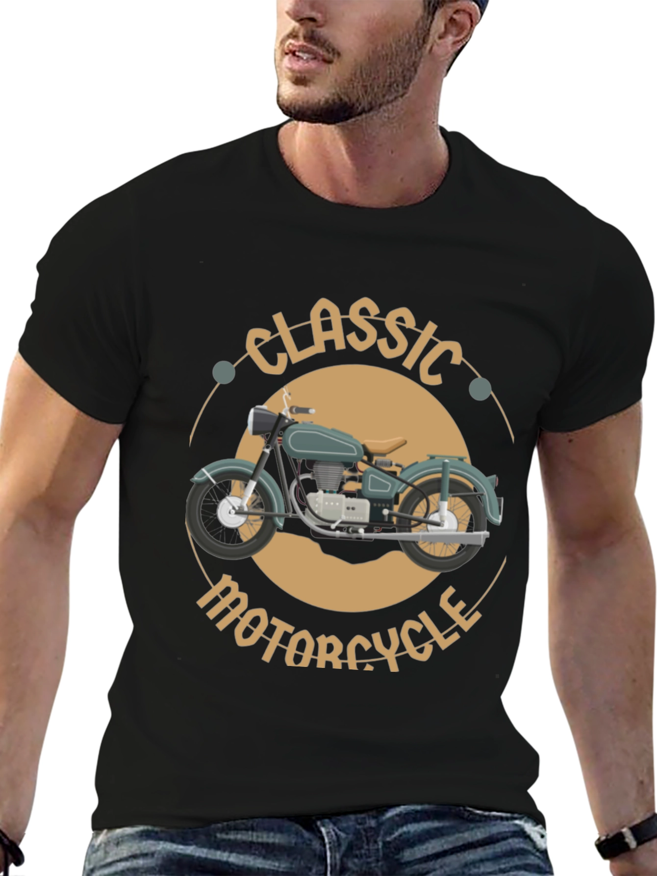 Classic Motorcycle T-Shirt - Ride in Style