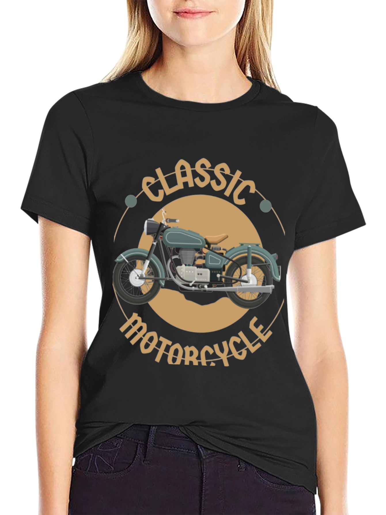 Classic Motorcycle T-Shirt - Ride in Style