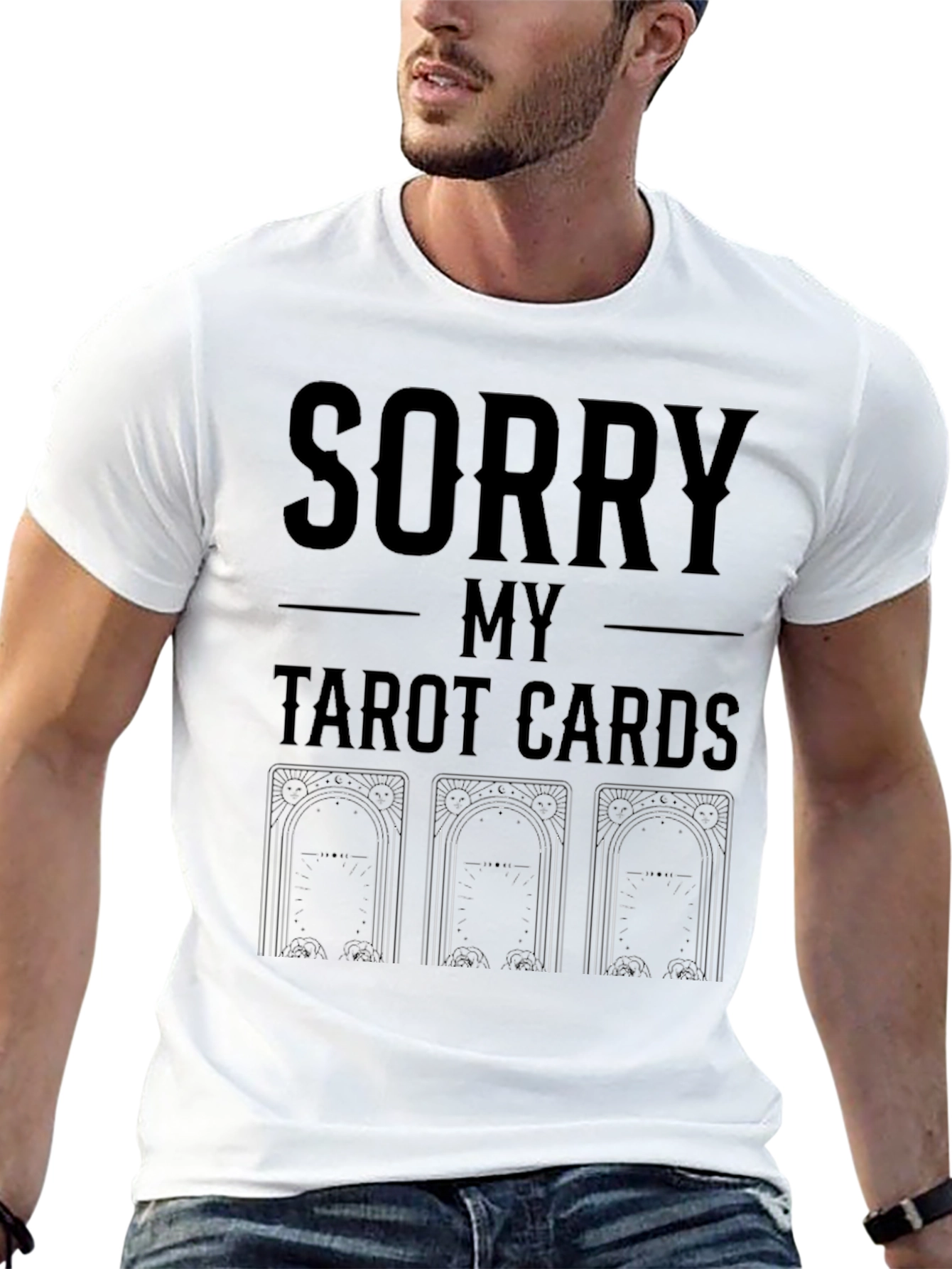 Sorry My Tarot Cards T-Shirt Black